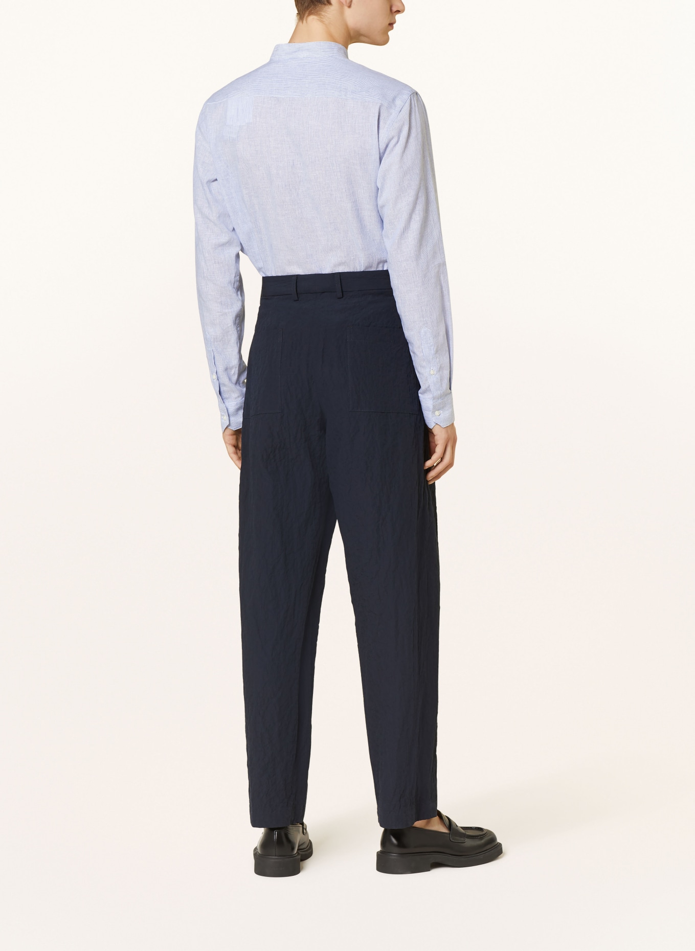 EMPORIO ARMANI Trousers regular fit, Color: DARK BLUE (Image 4)