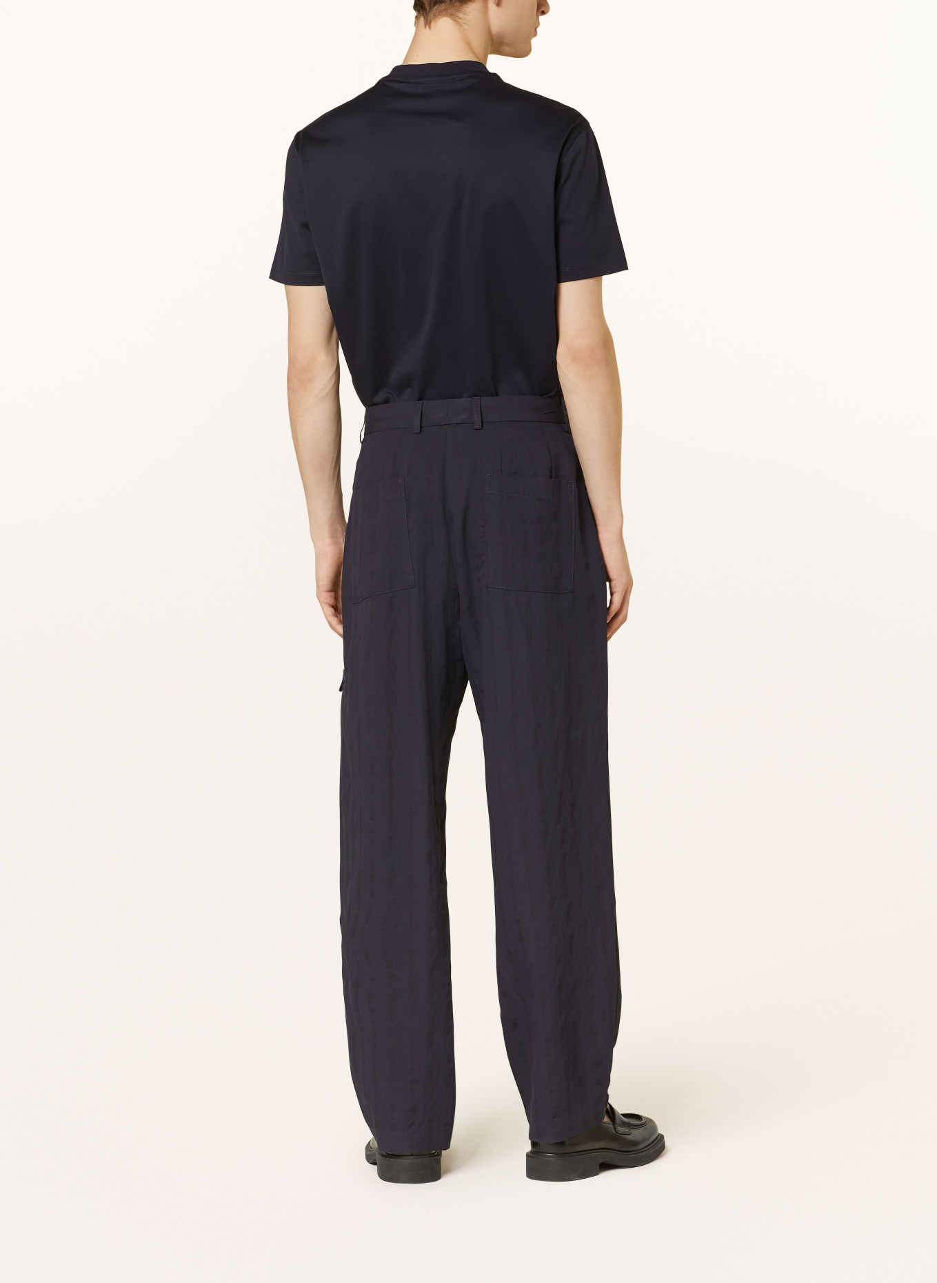 EMPORIO ARMANI Spodnie regular fit, Kolor: 922 BLU (Obrazek 4)