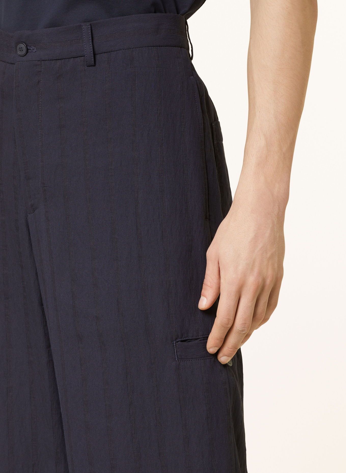 EMPORIO ARMANI Trousers regular fit, Color: 922 BLU (Image 6)