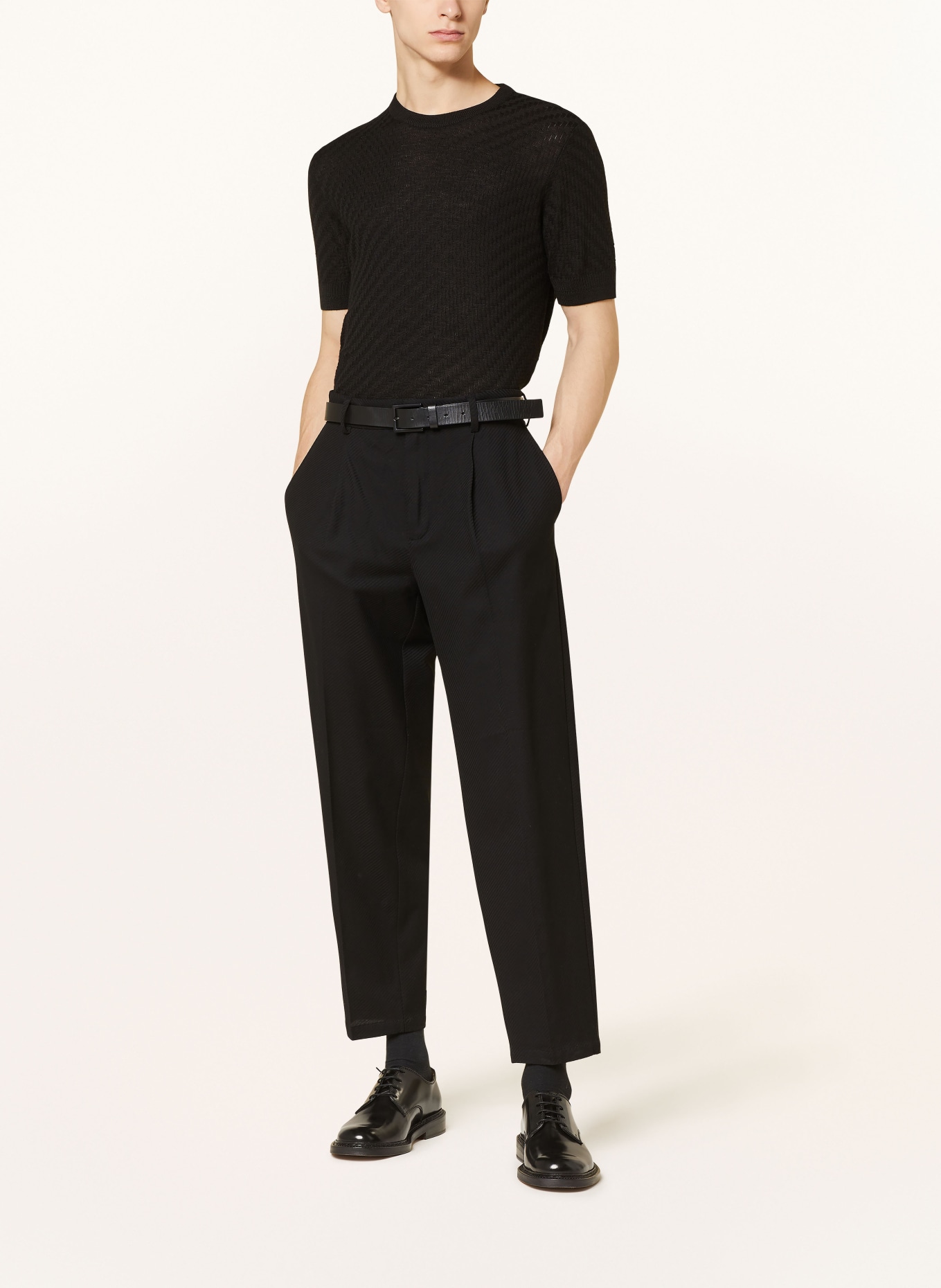 EMPORIO ARMANI Trousers, Color: BLACK (Image 3)