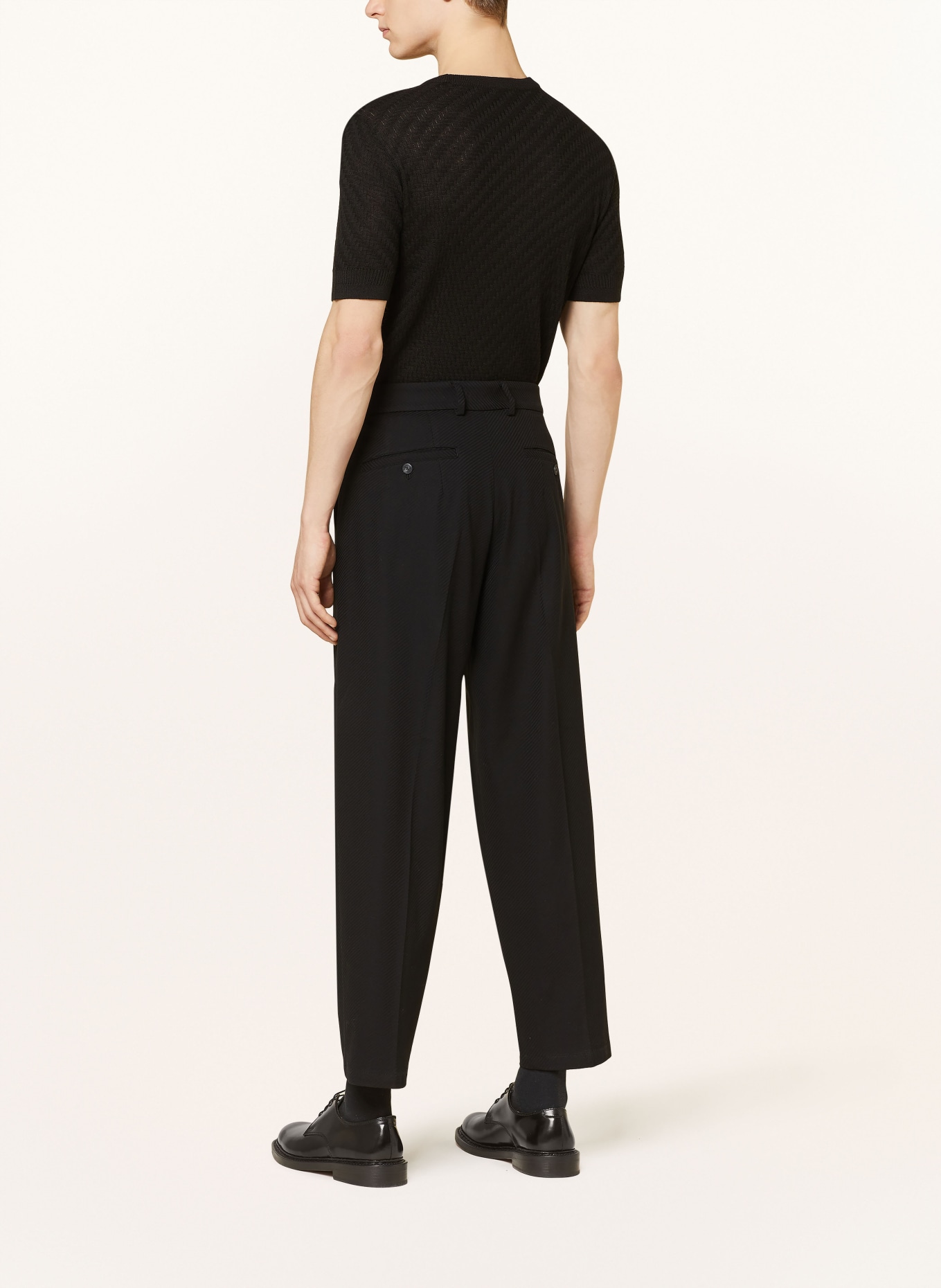 EMPORIO ARMANI Trousers, Color: BLACK (Image 4)