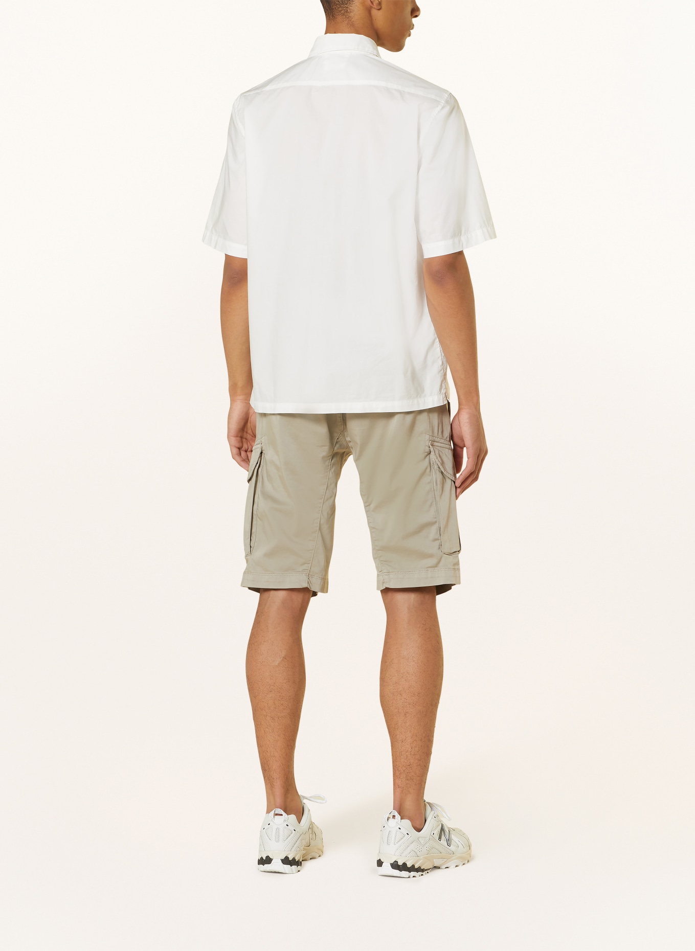 C.P. COMPANY Košile s krátkým rukávem Comfort Fit, Barva: BÍLÁ (Obrázek 3)