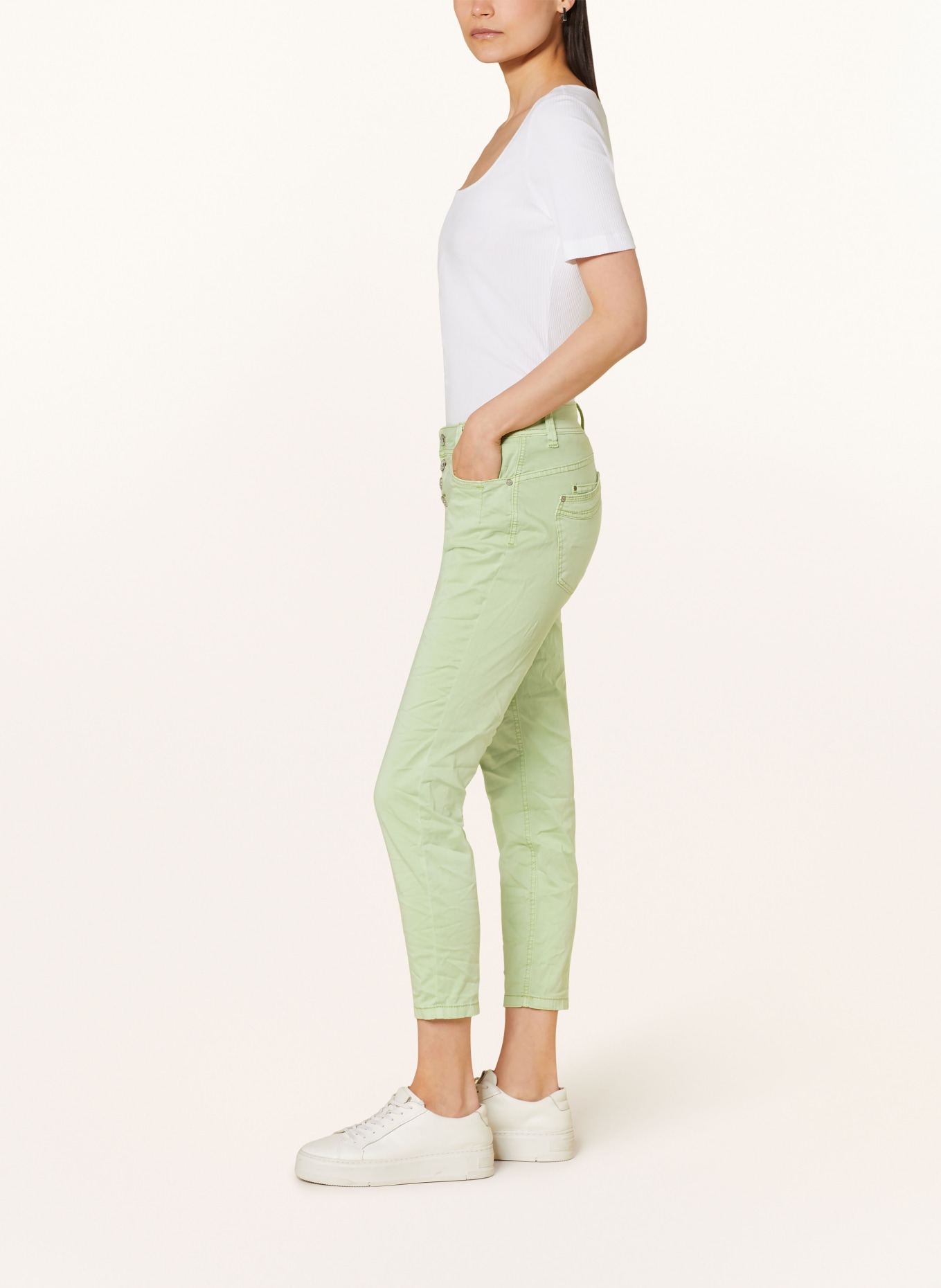 Buena Vista 7/8 Jeans MALIBU, Color: LIGHT GREEN (Image 4)