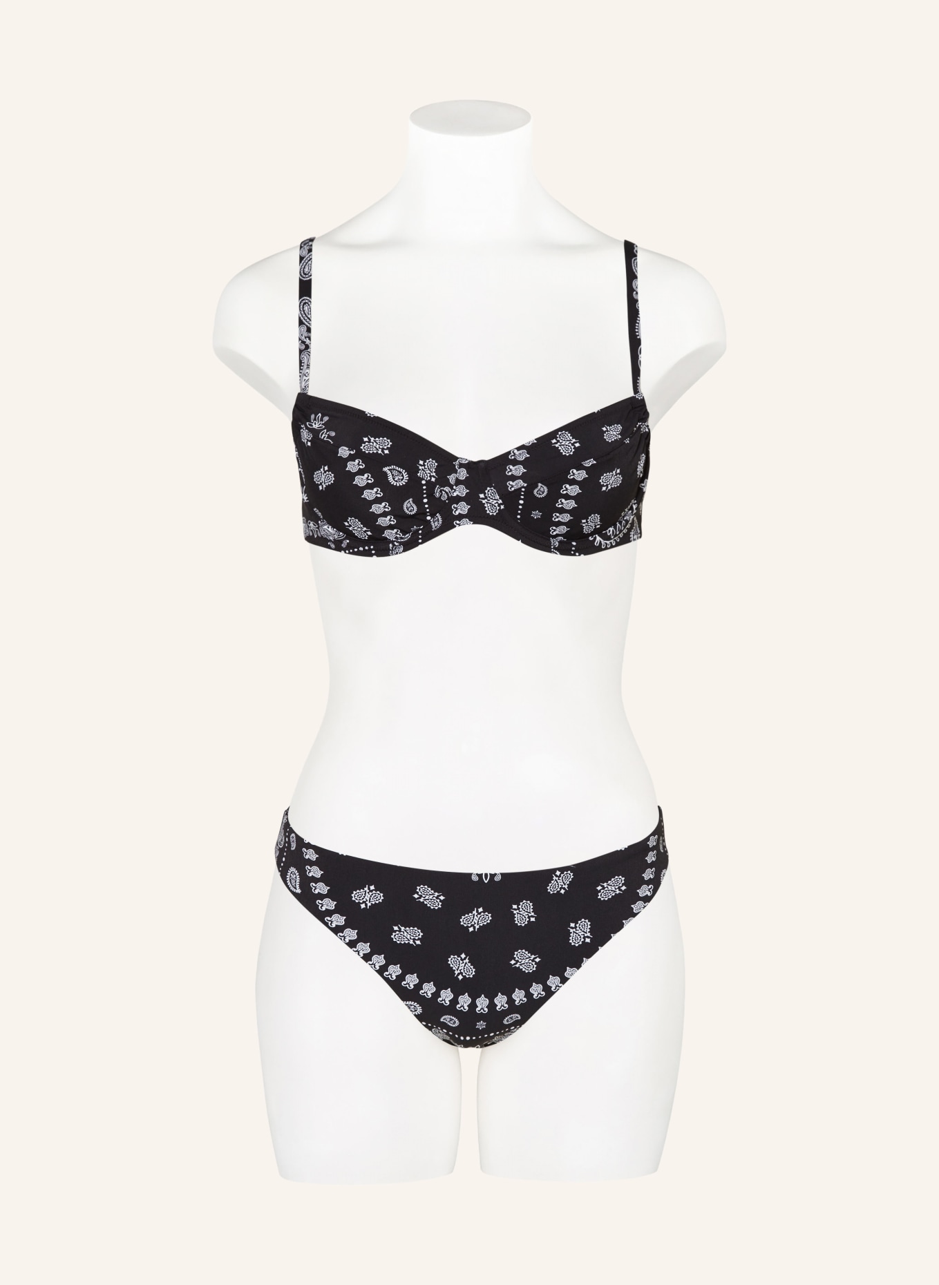 Passionata Underwired bikini top JAMIE, Color: 0U3 BLACK BANDANA (Image 2)