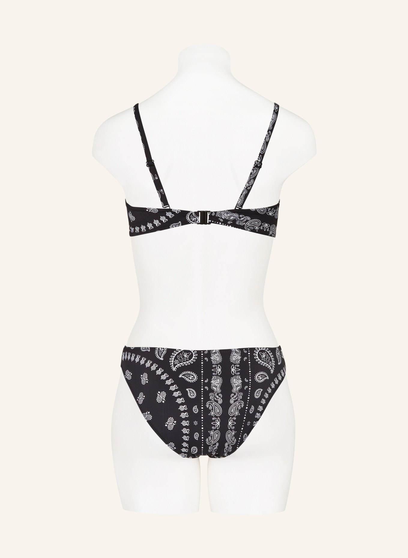 Passionata Underwired bikini top JAMIE, Color: 0U3 BLACK BANDANA (Image 3)
