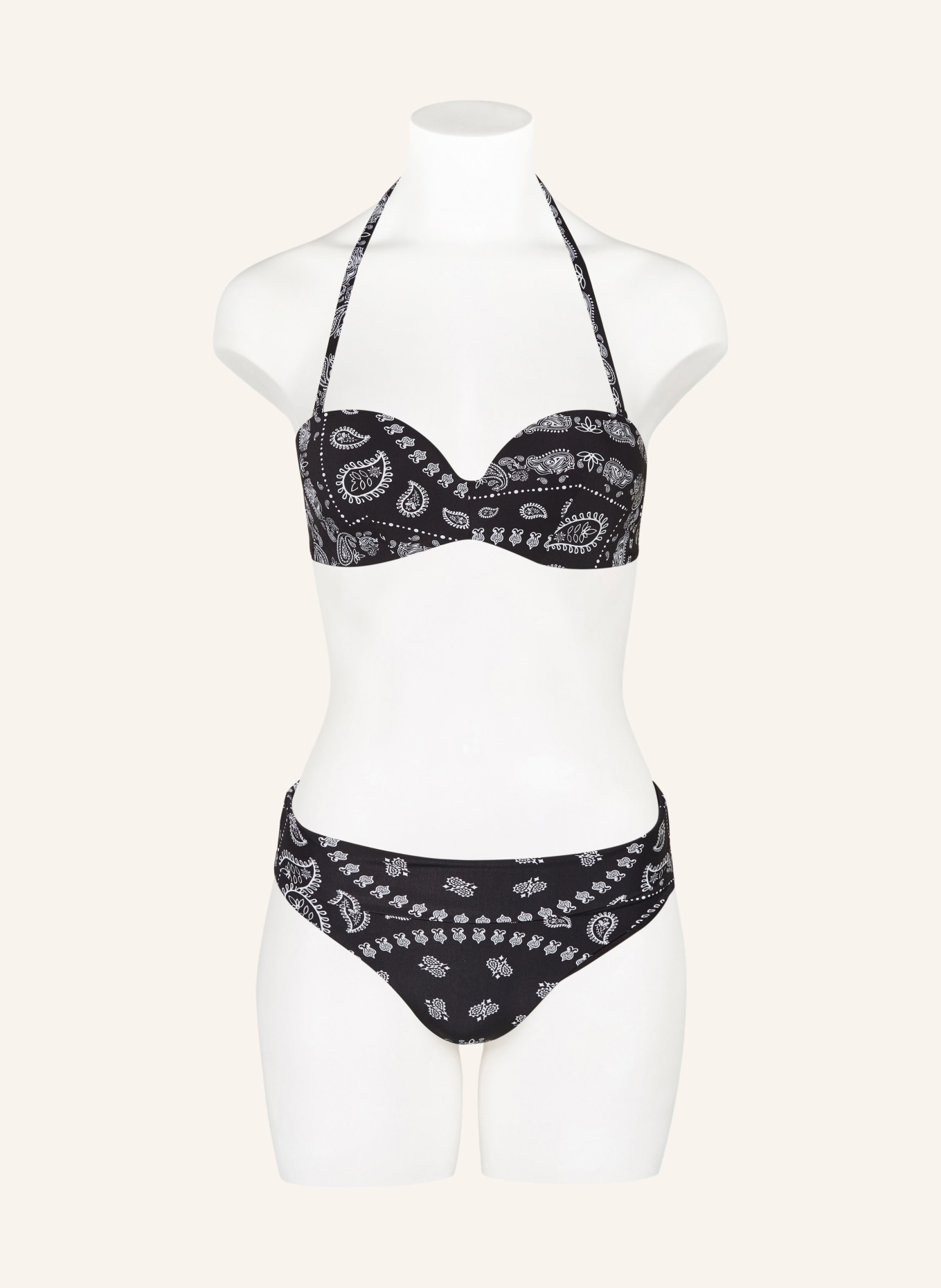 Passionata High-waist bikini bottoms JAMIE, Color: BLACK/ WHITE (Image 2)