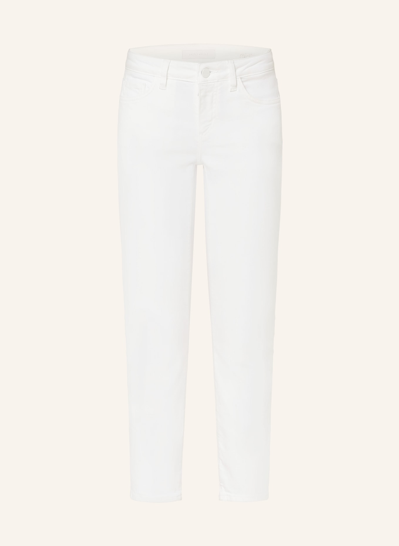 rich&royal 7/8 jeans, Color: 100 WHITE (Image 1)