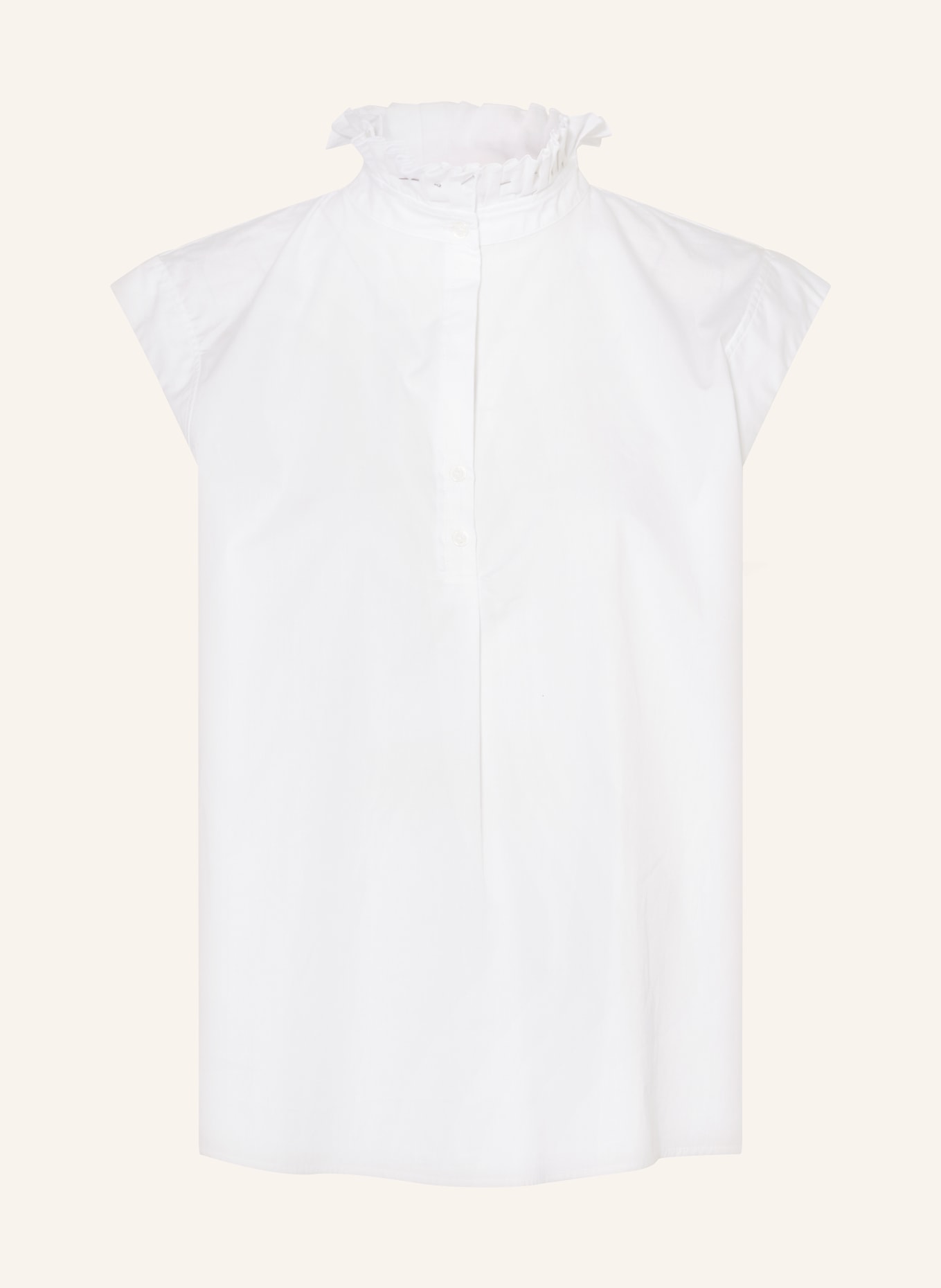 rich&royal Blouse top with ruffles, Color: WHITE (Image 1)