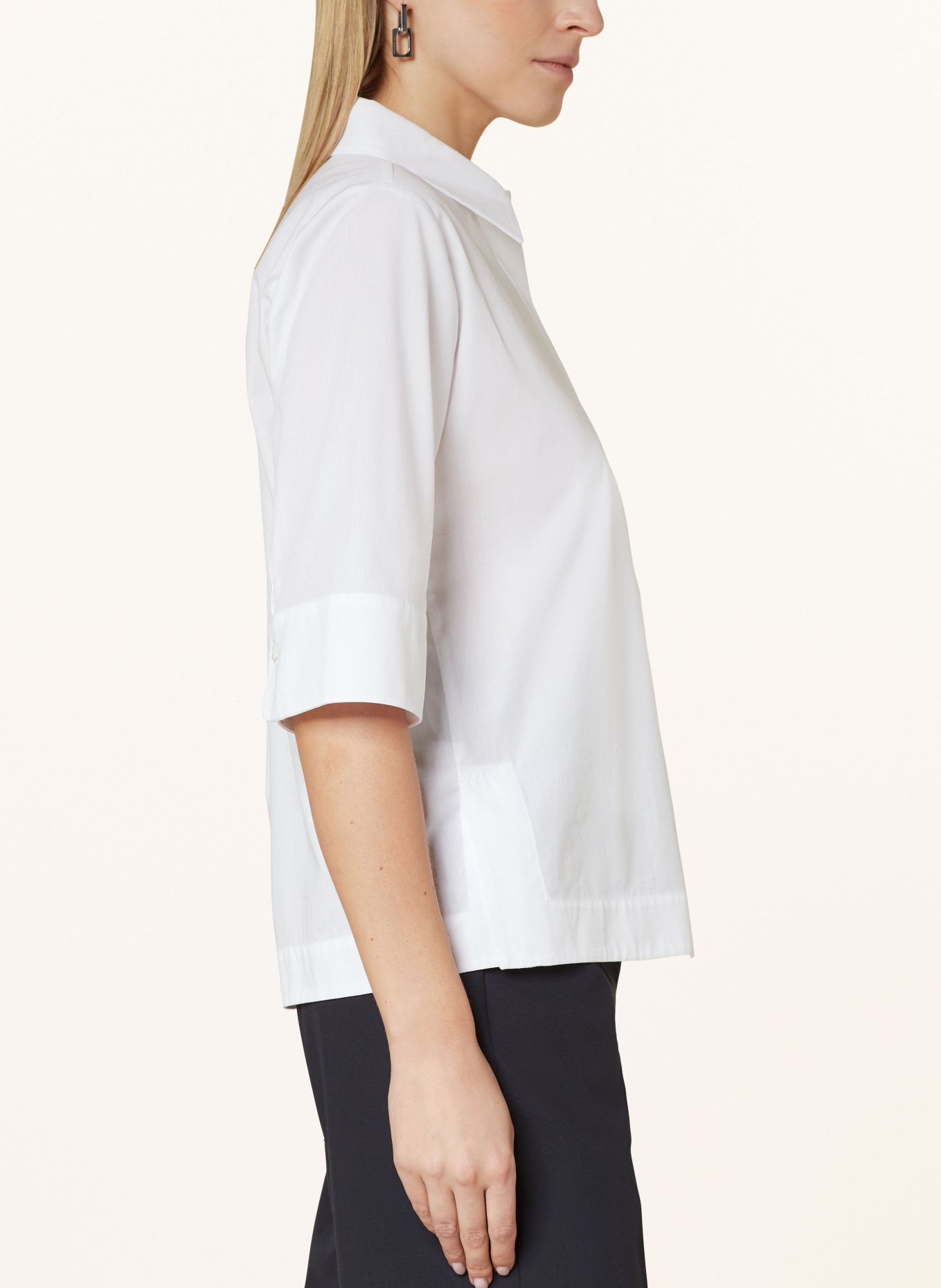 someday Shirt blouse ZARBA with 3/4 sleeves, Color: WHITE (Image 4)