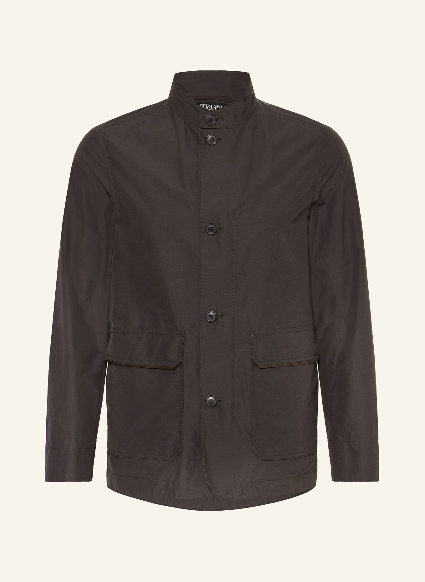 ZEGNA Jacket, Color: DARK BROWN (Image 1)