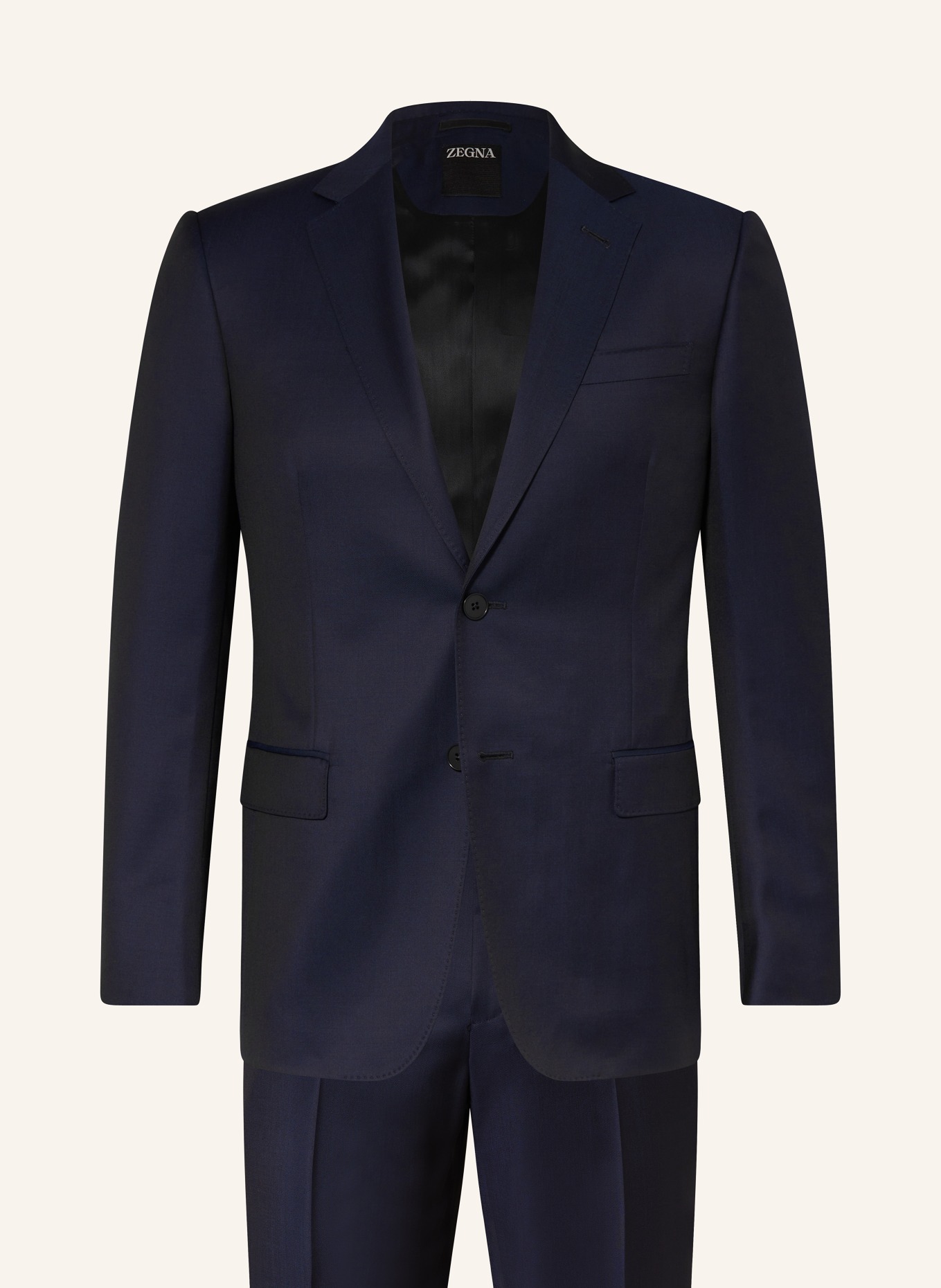ZEGNA Garnitur tailored fit, Kolor: 0A7 Mid Blue (Obrazek 1)