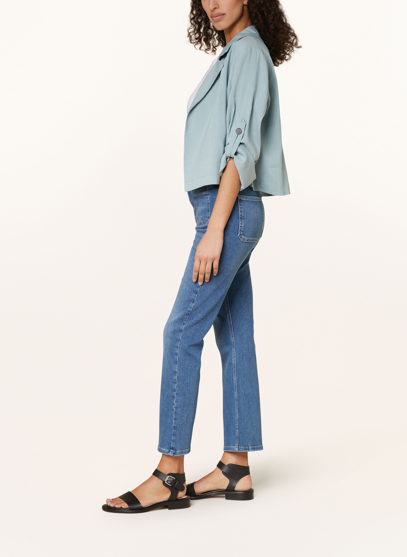 OPUS Flared jeans EDMEA FRENCH, Color: 70140 authentic french blue (Image 4)