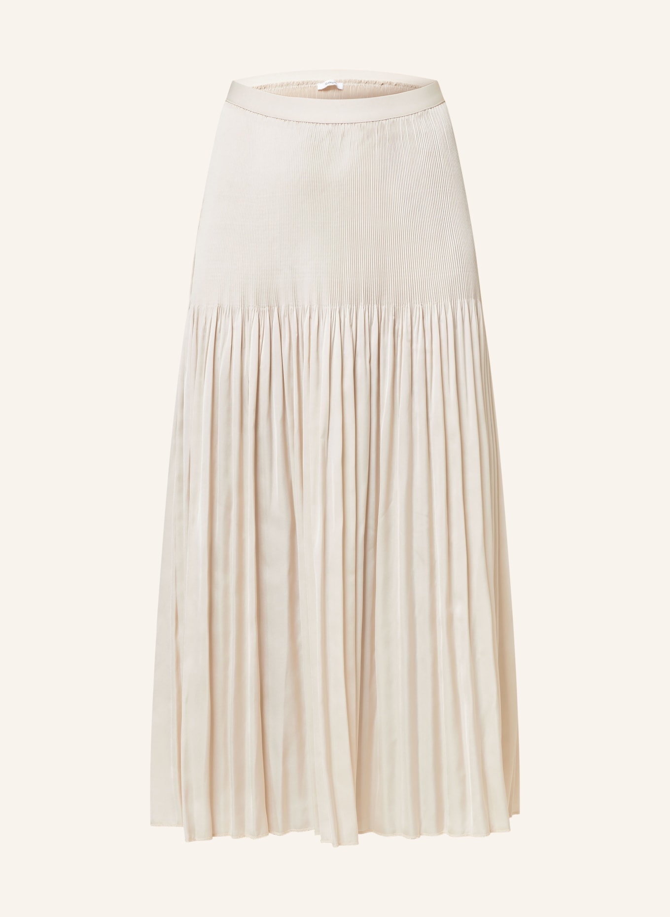 OPUS Plisovaná sukně RIBANE, Barva: BÉŽOVÁ (Obrázek 1)