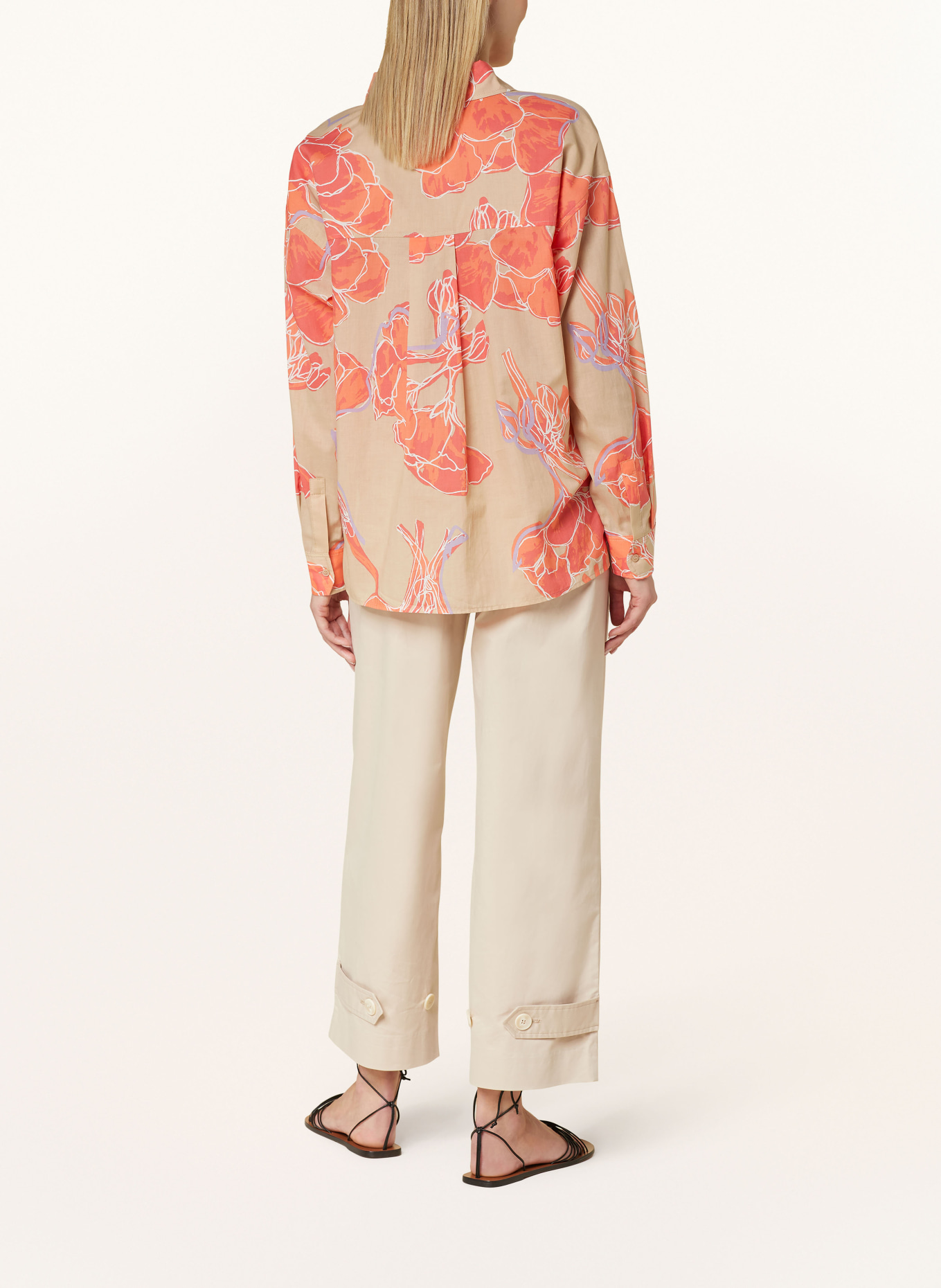 OPUS Shirt blouse FENLO, Color: BROWN/ ORANGE/ PURPLE (Image 3)