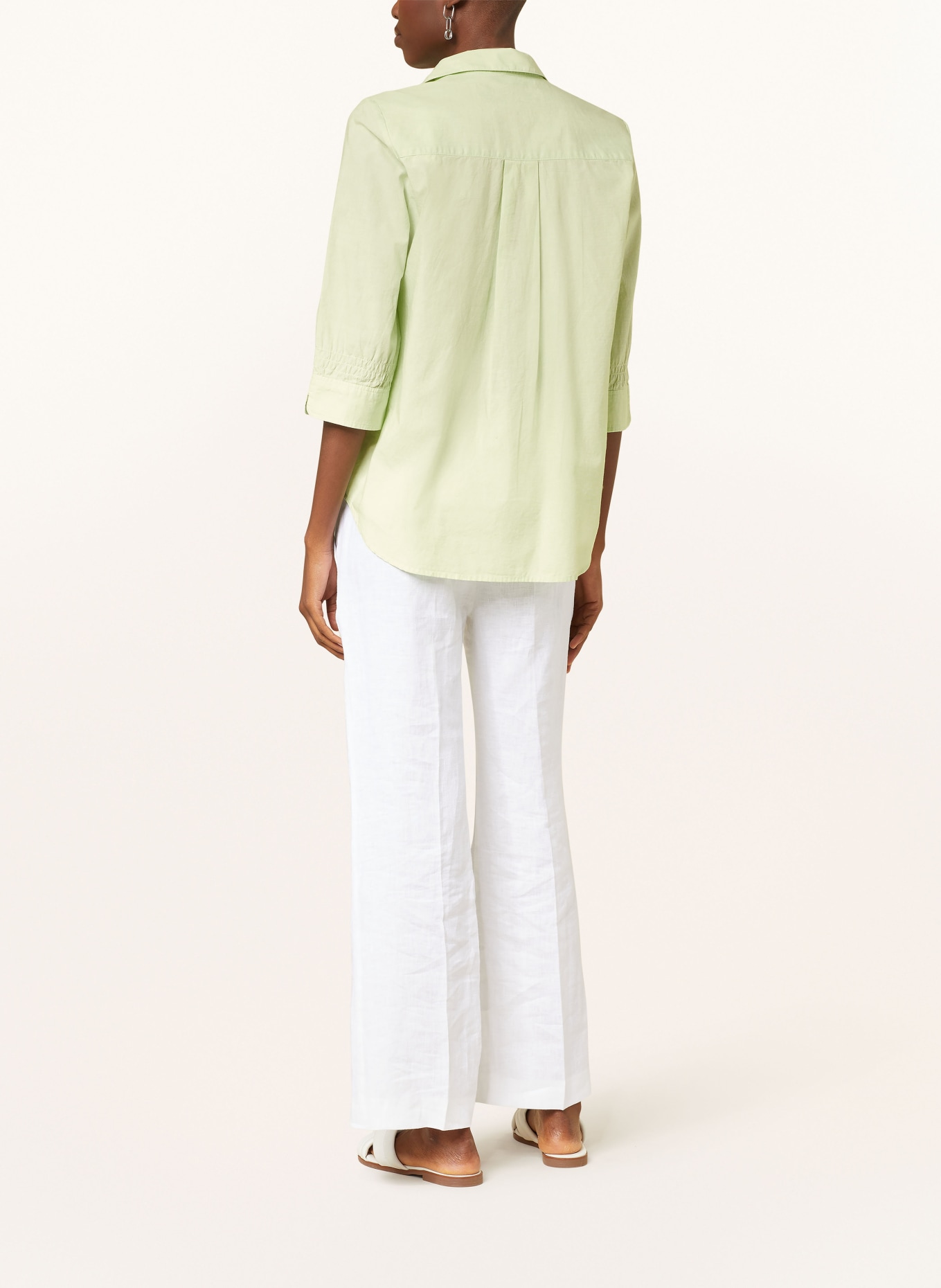 OPUS Shirt blouse FORTA with 3/4 sleeves, Color: MINT (Image 3)