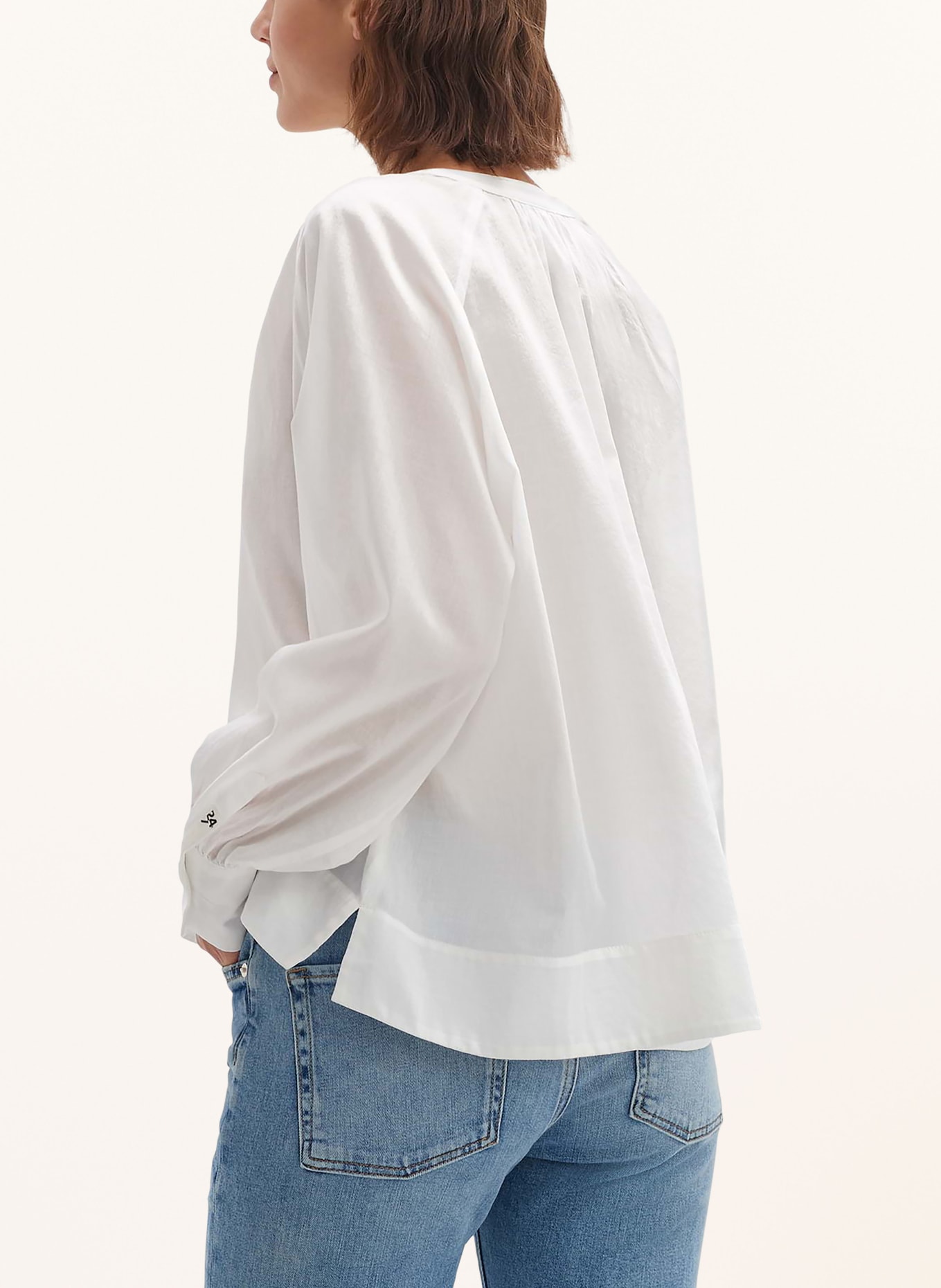 OPUS Shirt blouse FELIS, Color: WHITE (Image 3)
