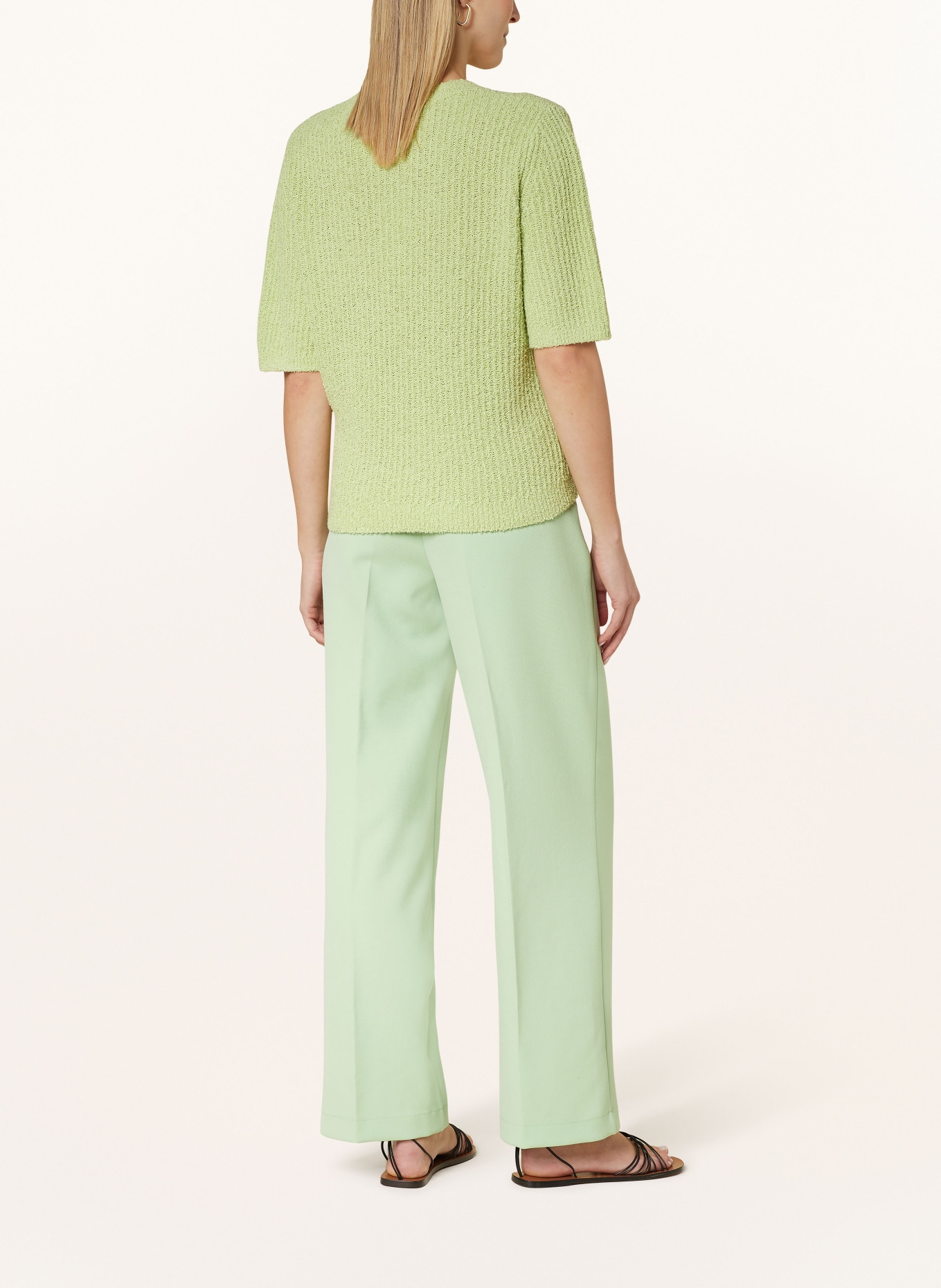 OPUS Knit shirt PORIMA, Color: LIGHT GREEN (Image 3)