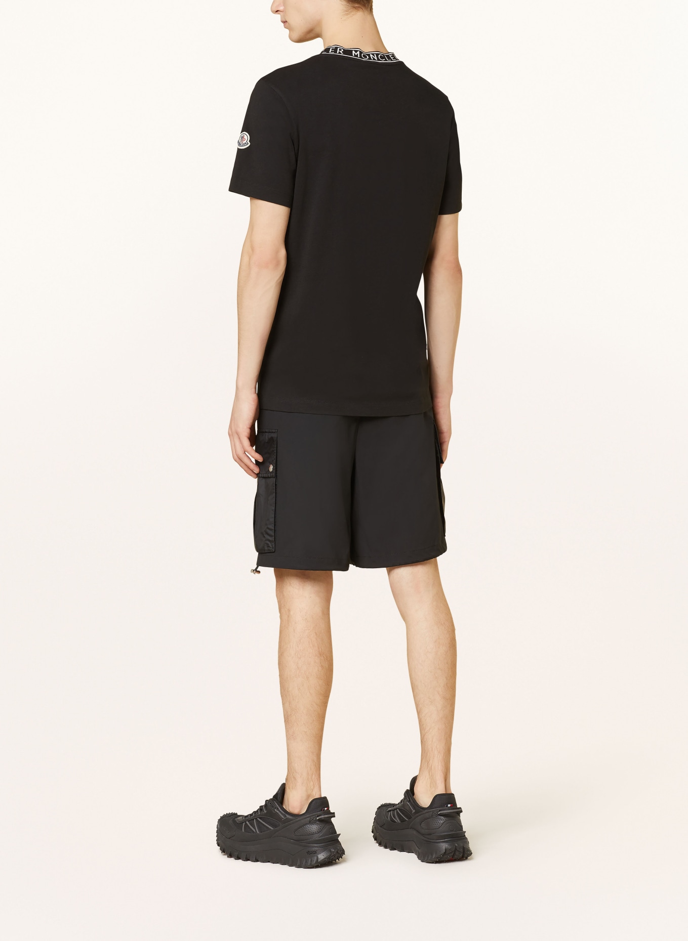 MONCLER Cargo shorts, Color: BLACK (Image 3)