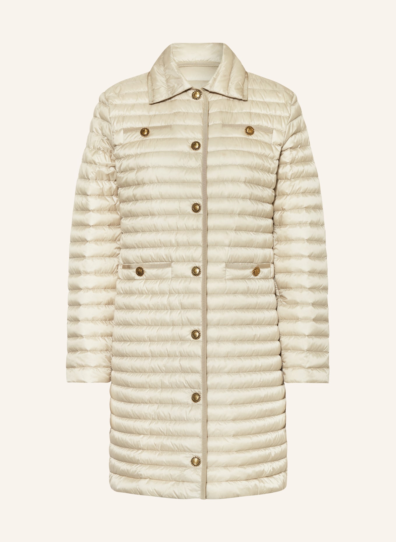 MONCLER Down coat CALIPSO, Color: LIGHT BROWN (Image 1)