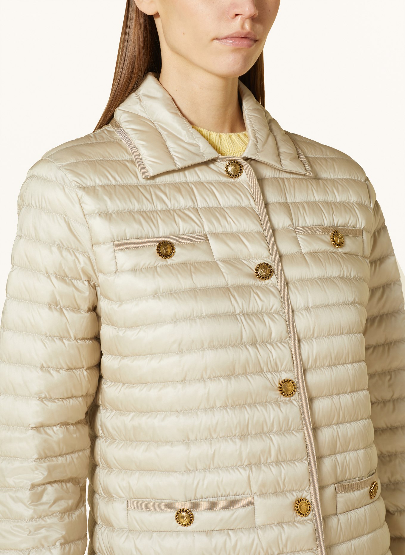MONCLER Down coat CALIPSO, Color: LIGHT BROWN (Image 4)