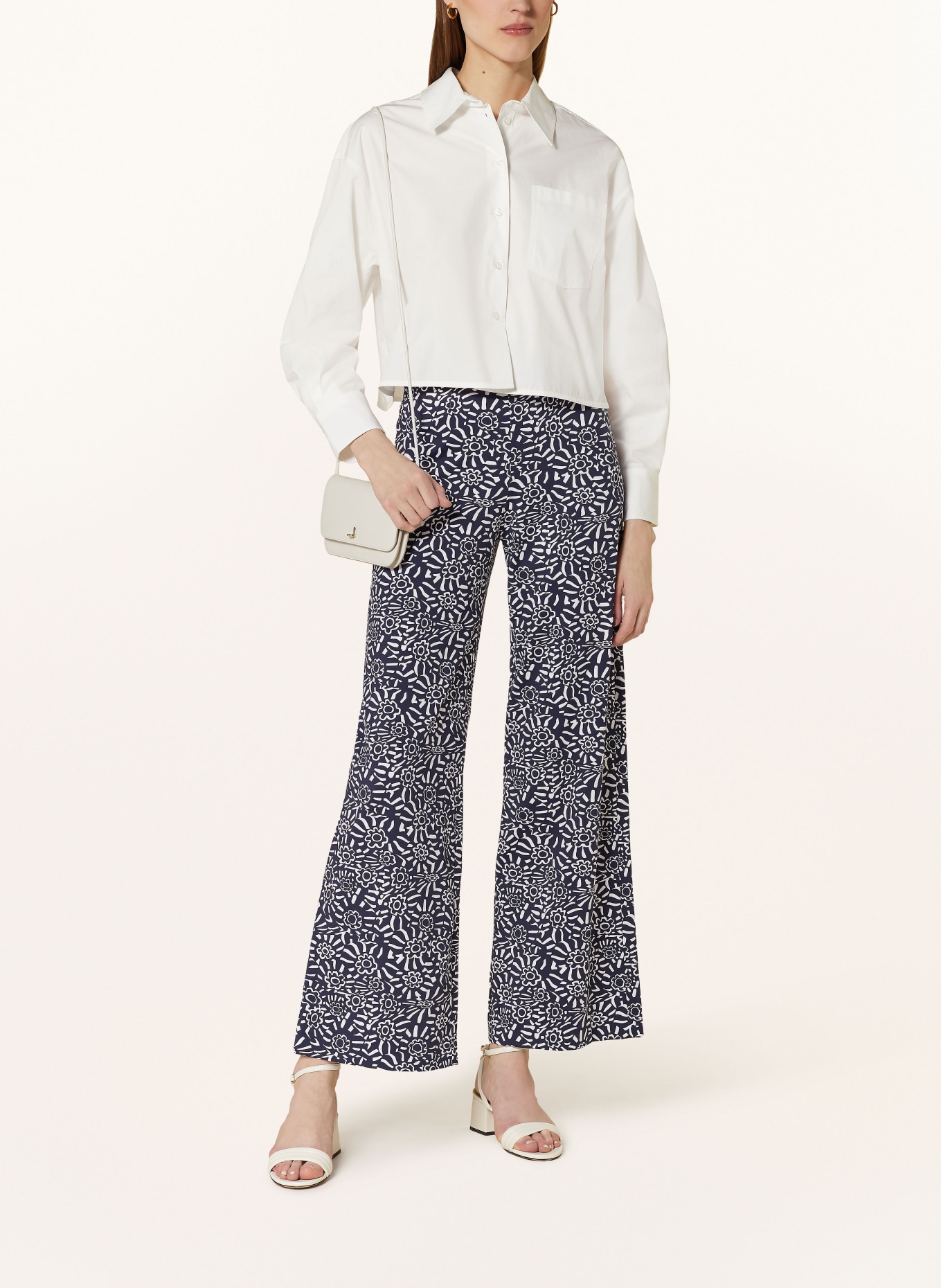 SEDUCTIVE Trousers KIMBERLY, Color: DARK BLUE/ WHITE (Image 2)