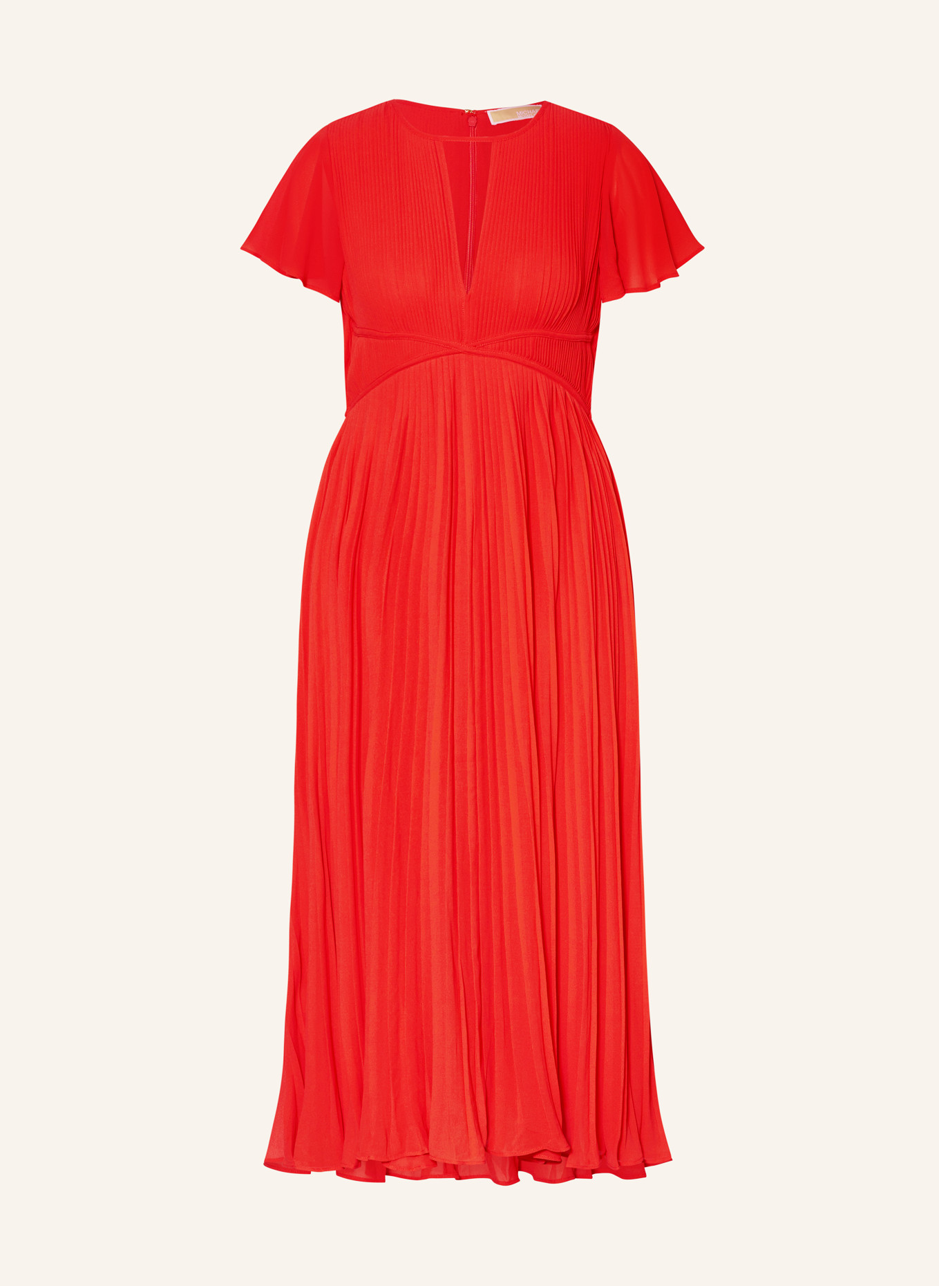 MICHAEL KORS Pleated dress, Color: RED (Image 1)