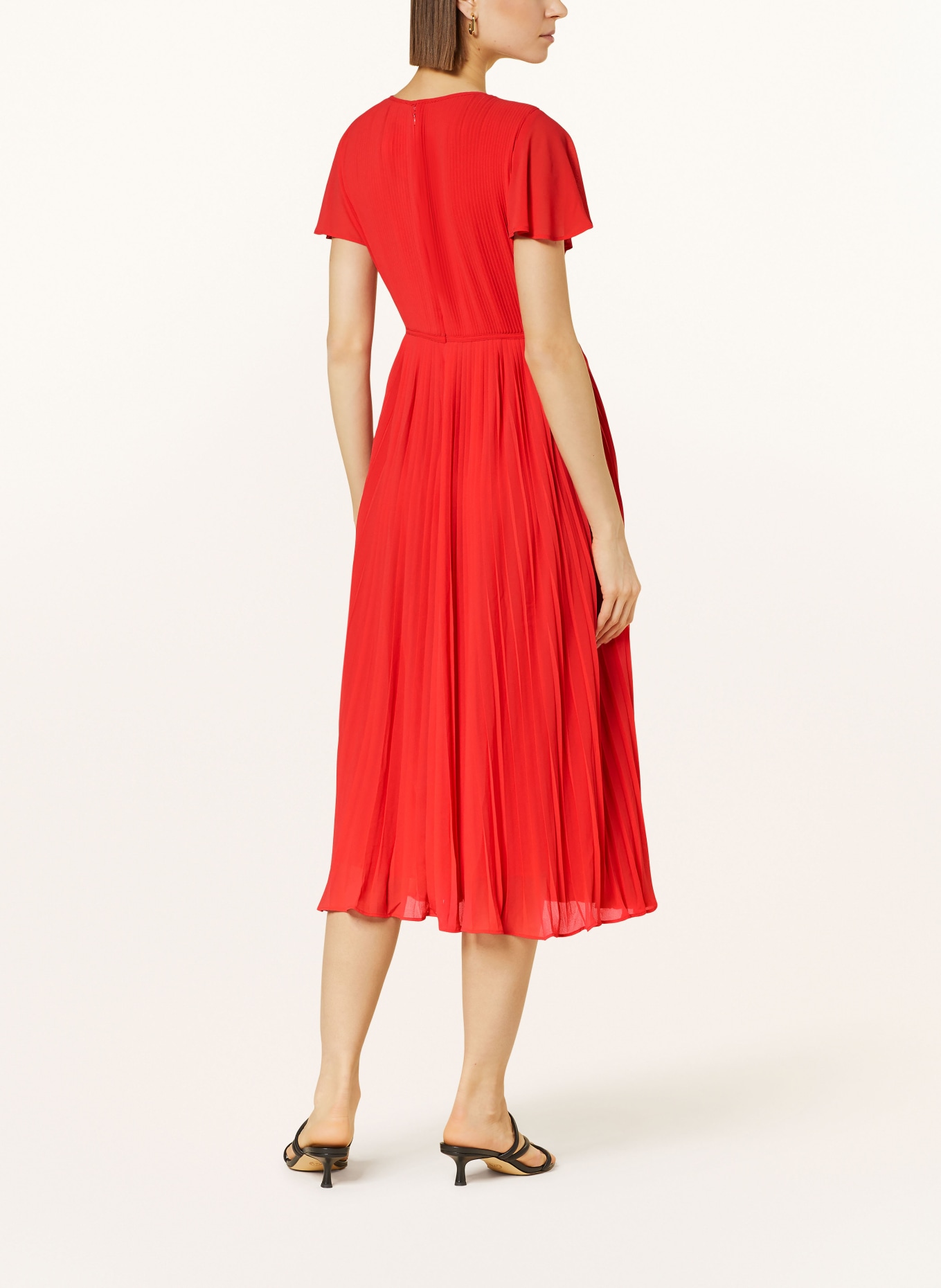 MICHAEL KORS Pleated dress, Color: RED (Image 3)