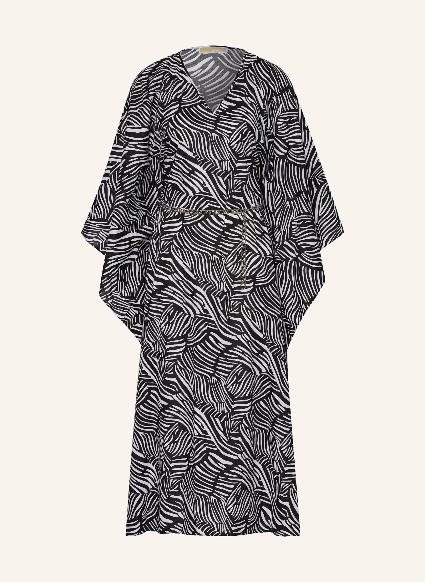 MICHAEL KORS Sukienka letnia typu kaftan, Kolor: CZARNY/ BIAŁY (Obrazek 1)