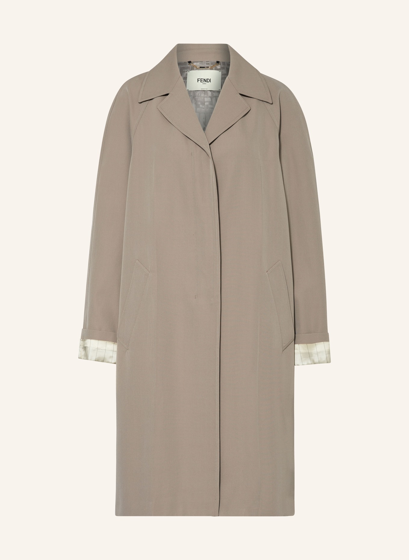 FENDI Trench coat, Color: TAUPE (Image 1)