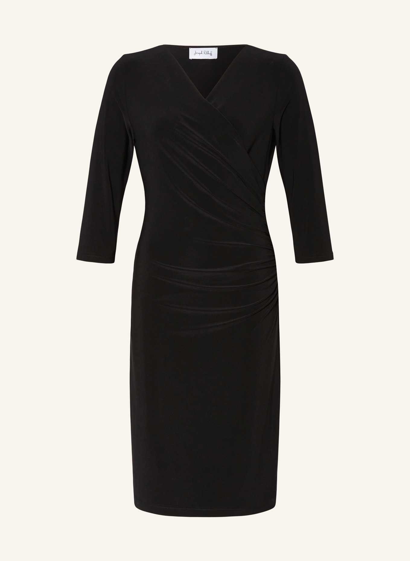 Joseph Ribkoff Sheath dress with 3/4 sleeves, Color: BLACK (Image 1)