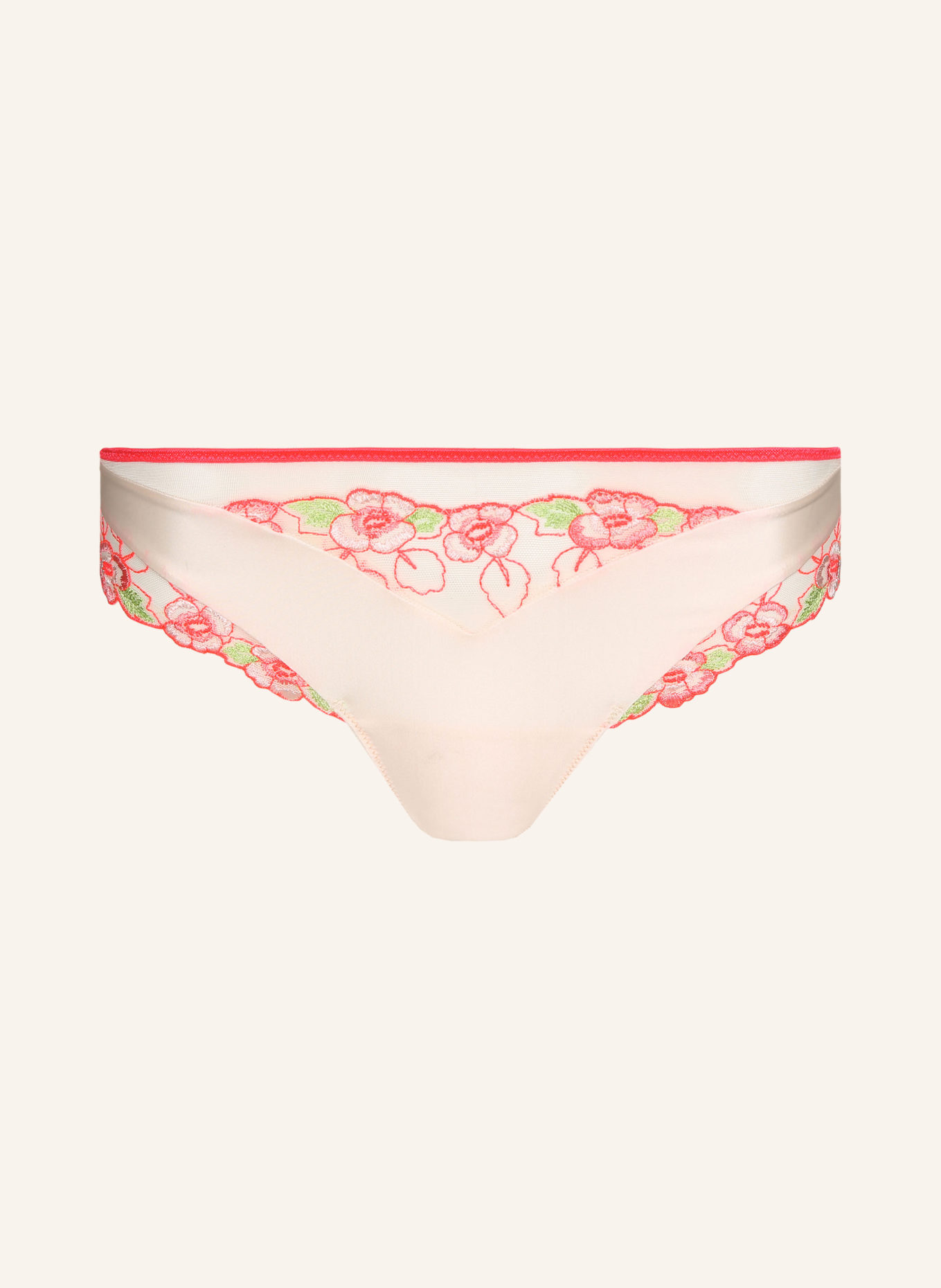 MARIE JO Briefs AYAMA, Color: NEON RED/ LIGHT GREEN/ CREAM (Image 1)