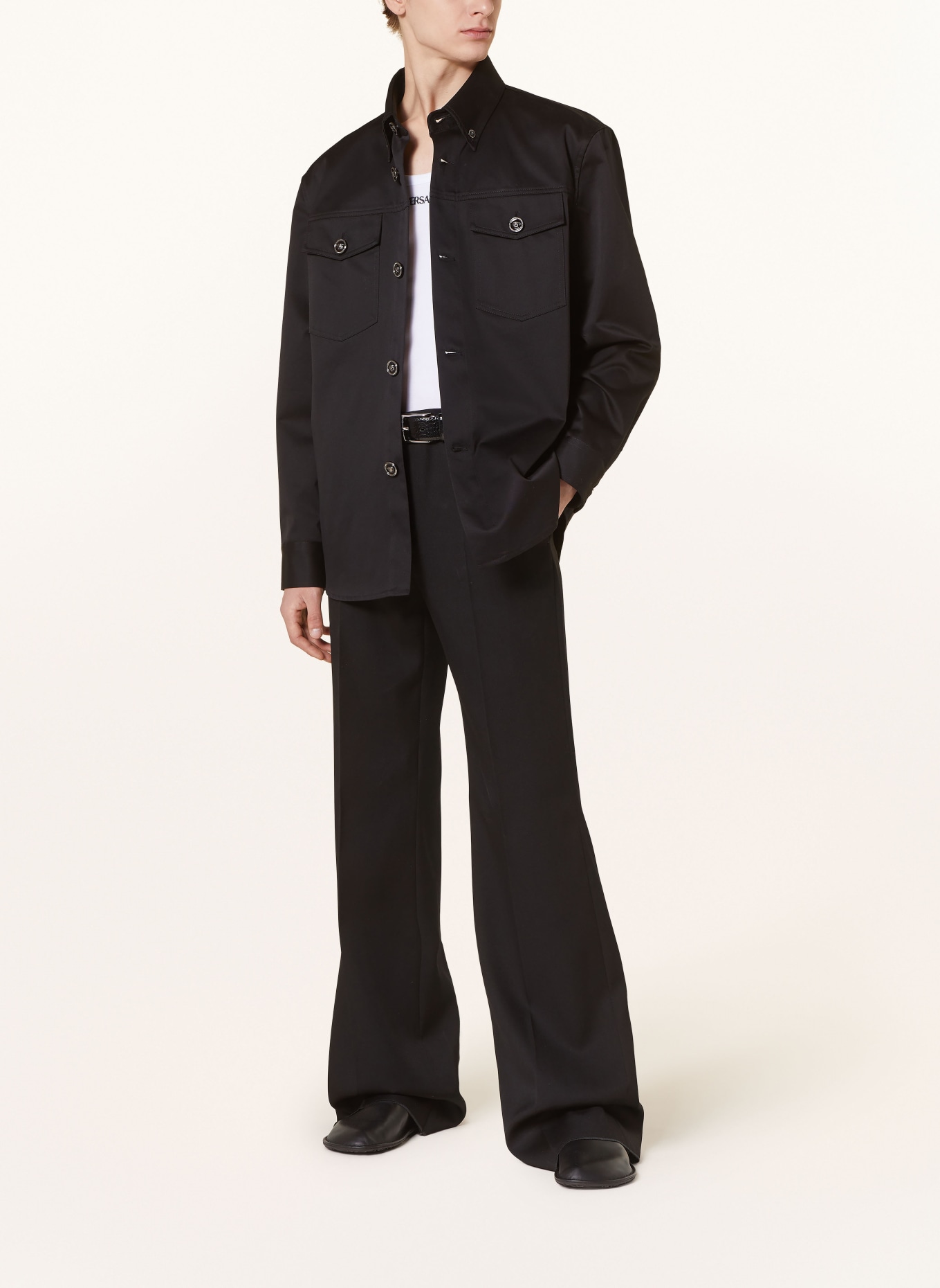 VERSACE Trousers regular fit, Color: BLACK (Image 2)