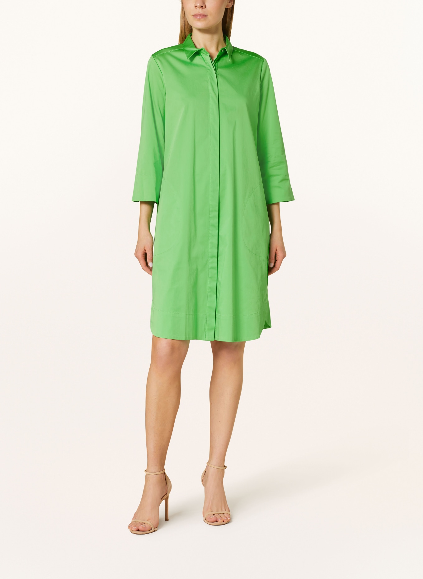 ANGOOR Shirt dress MEGAN with 3/4 sleeves, Color: LIGHT GREEN (Image 2)