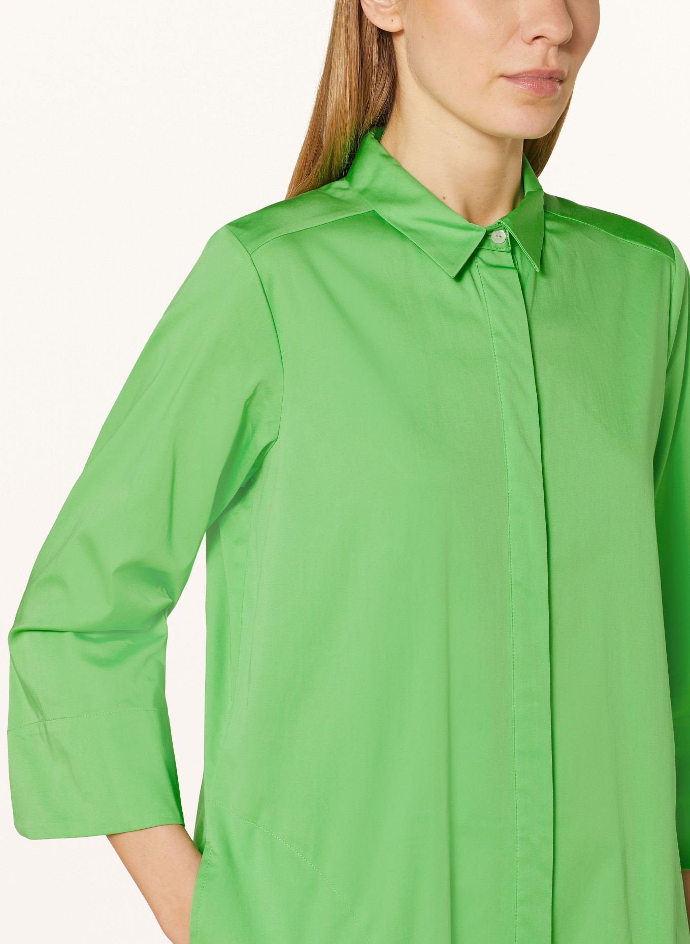 ANGOOR Shirt dress MEGAN with 3/4 sleeves, Color: LIGHT GREEN (Image 4)