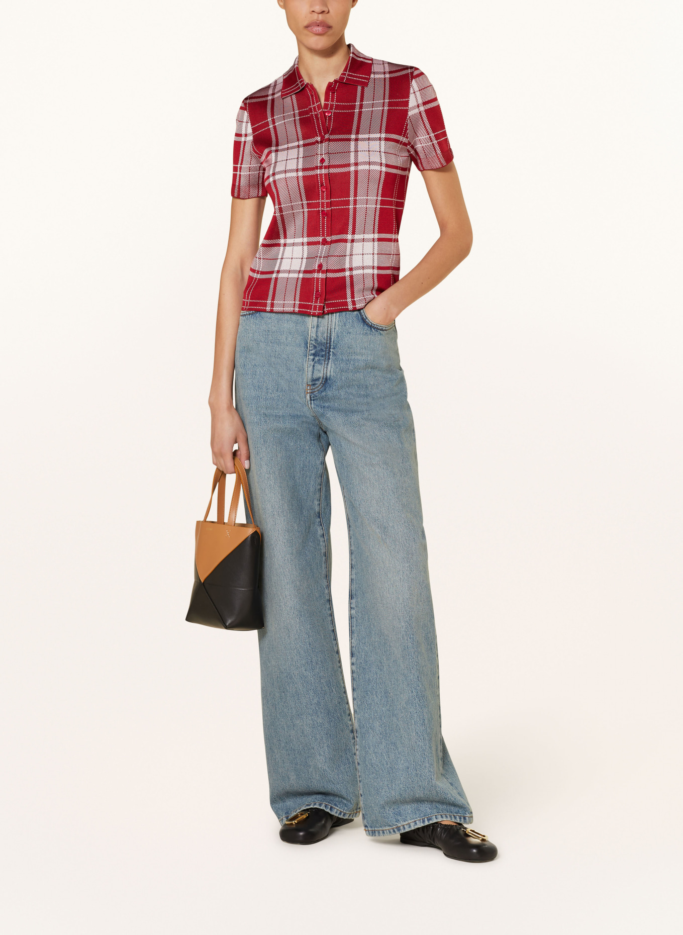 LOEWE Straight jeans, Color: 8438 WASHED BLUE (Image 2)