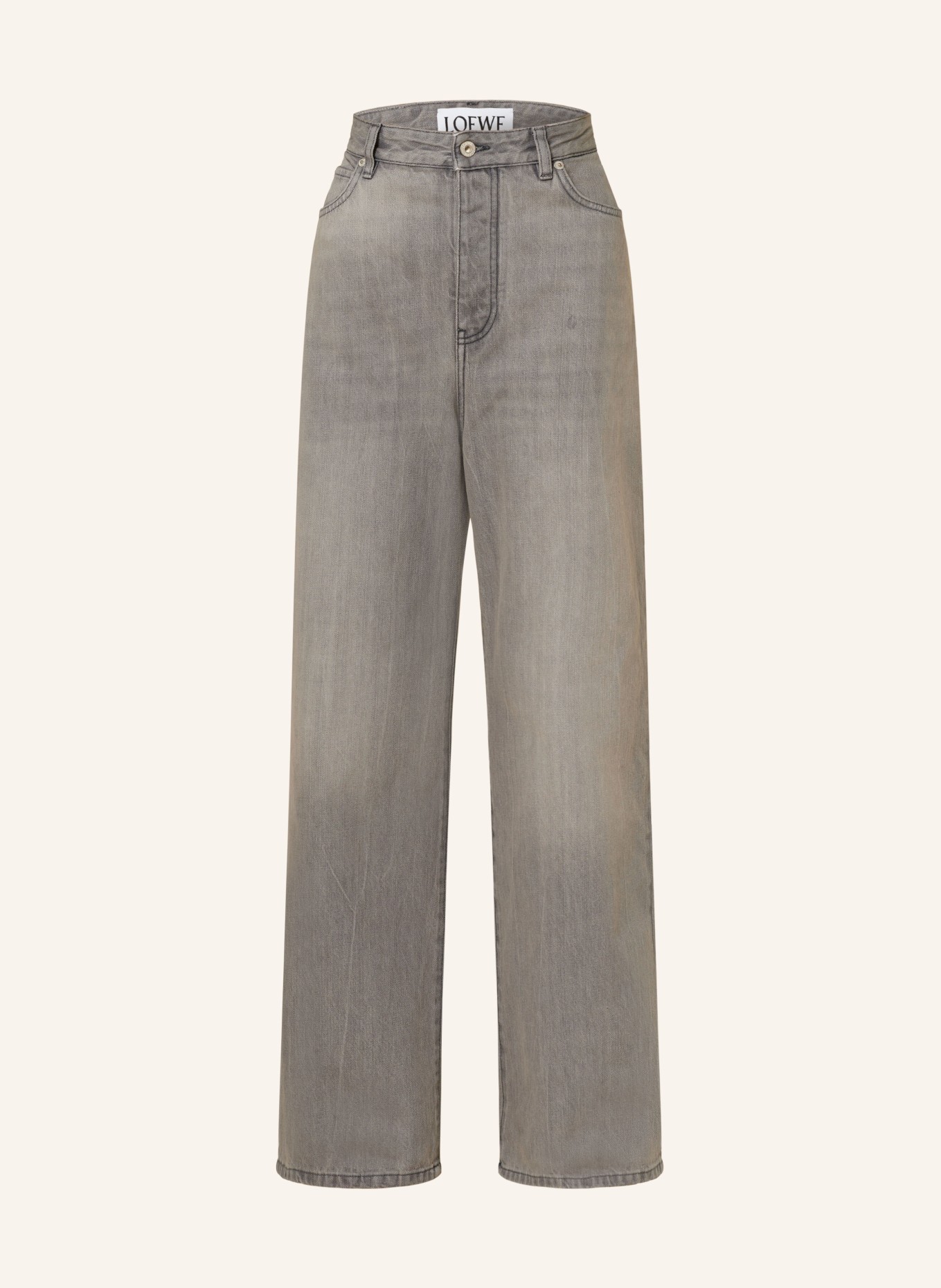 LOEWE Straight jeans, Color: 1440 GREY MELANGE (Image 1)