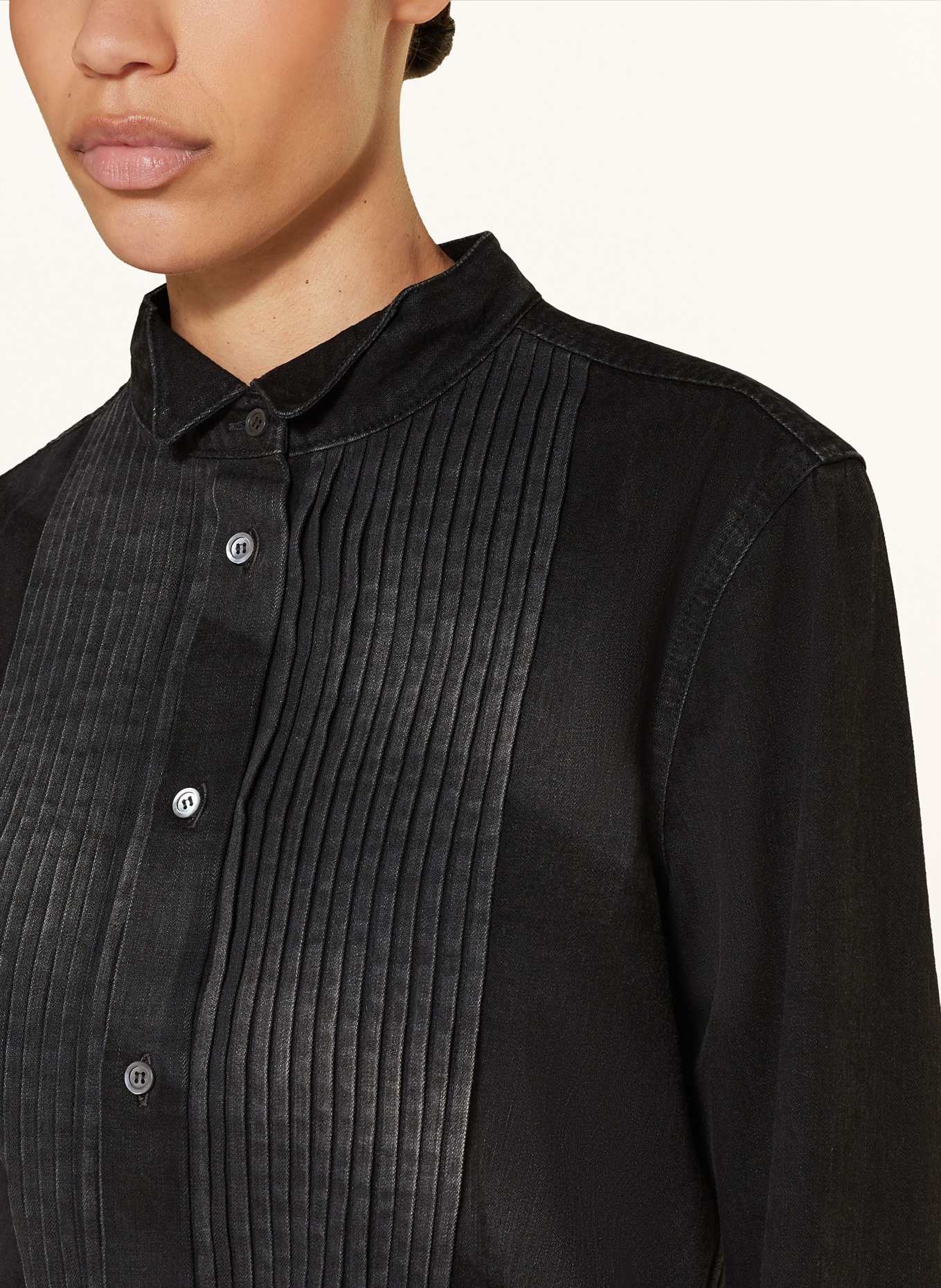 LOEWE Denim blouse, Color: BLACK (Image 4)
