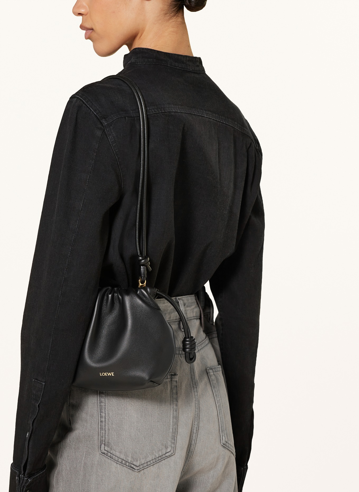 LOEWE Shoulder bag FLAMENCO, Color: BLACK (Image 5)