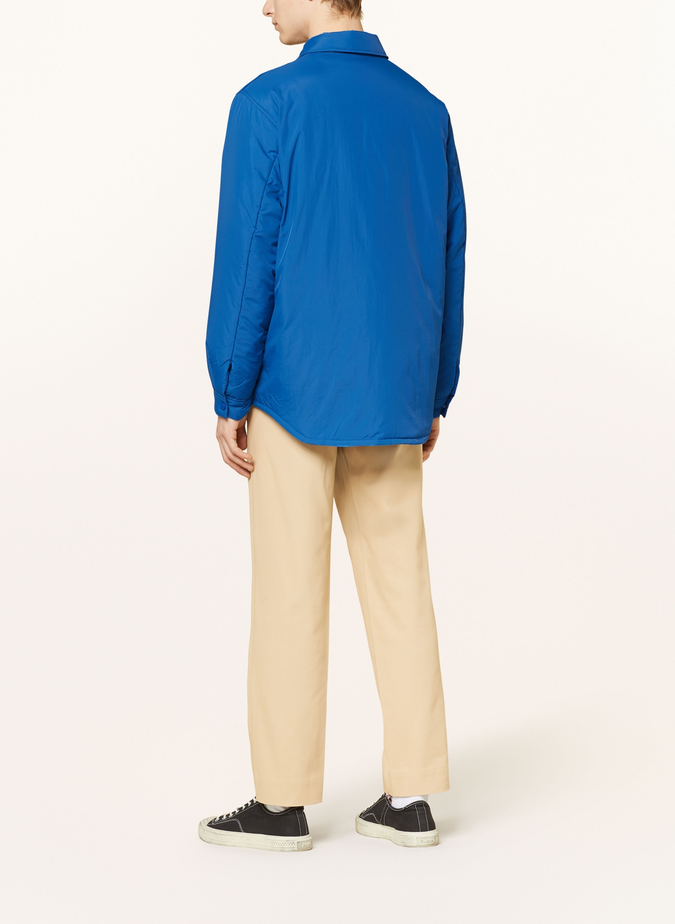 American Vintage Overshirt PUFFY, Color: BLUE (Image 3)