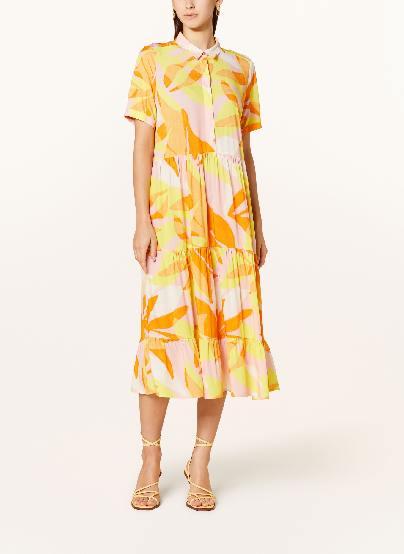 Smith & Soul Dress, Color: YELLOW/ PINK/ ORANGE (Image 2)