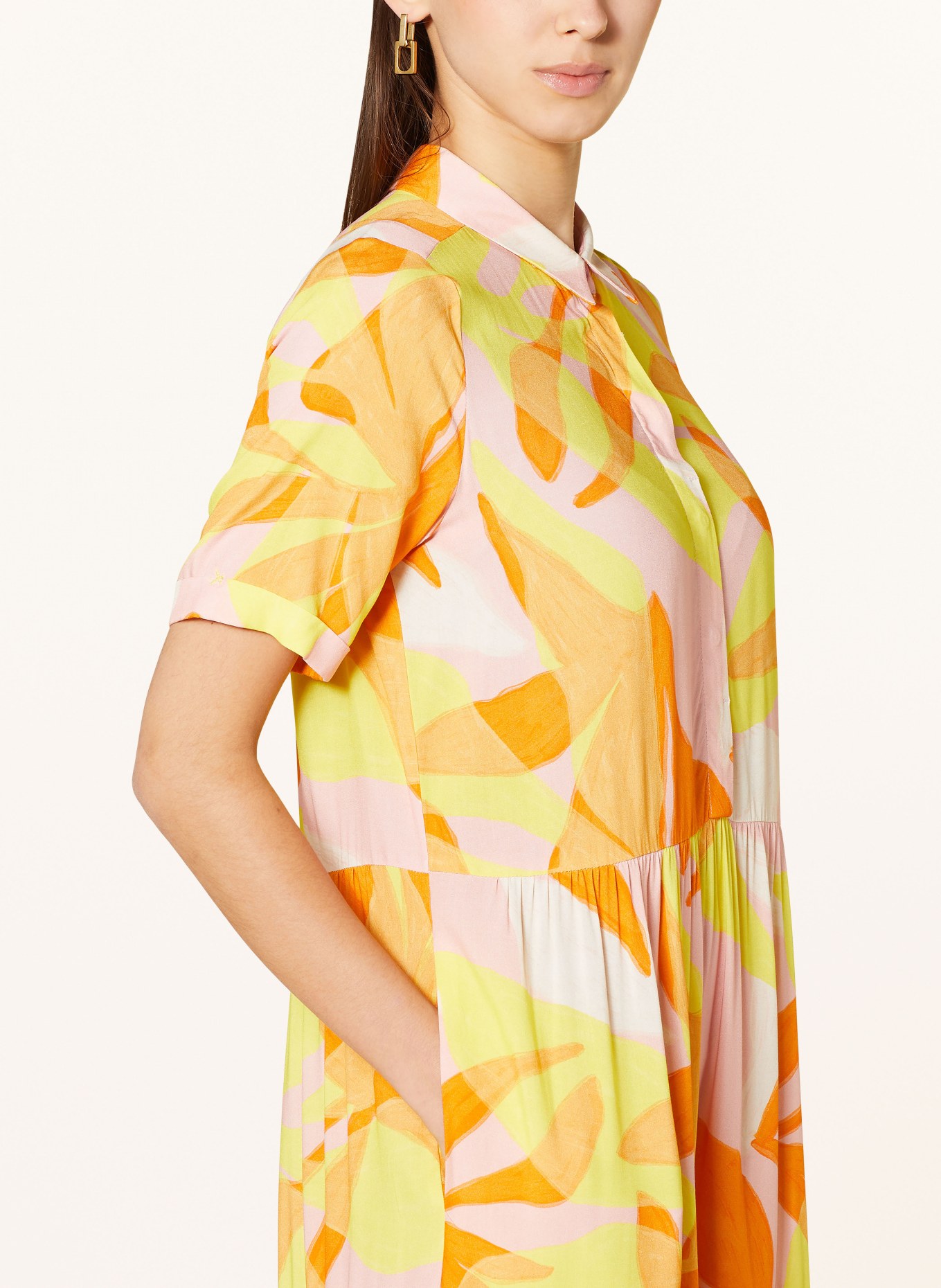 Smith & Soul Dress, Color: YELLOW/ PINK/ ORANGE (Image 4)