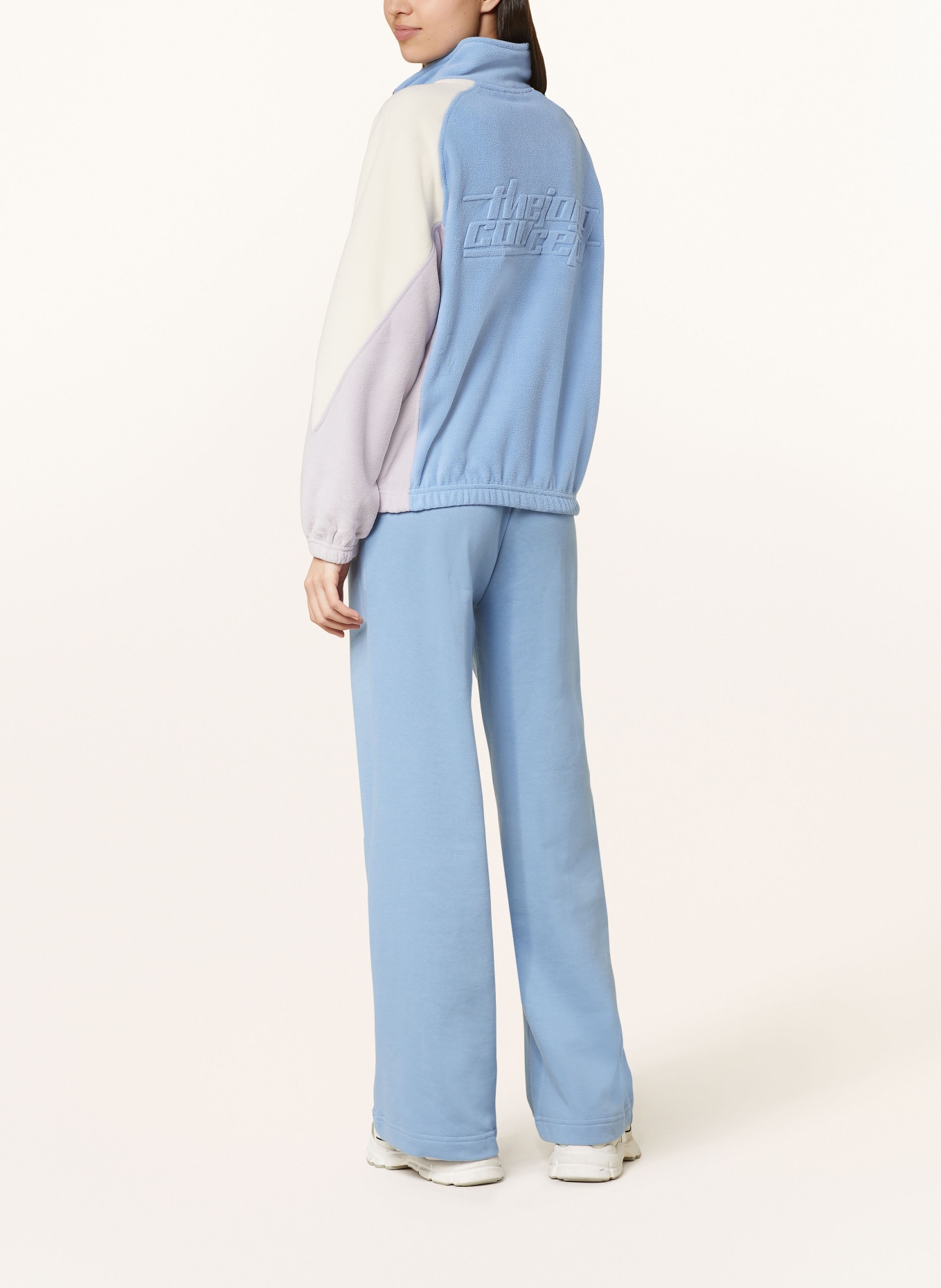 TheJoggConcept Fleece half-zip sweater JCCLAY, Color: BLUE/ LIGHT PURPLE/ ECRU (Image 3)