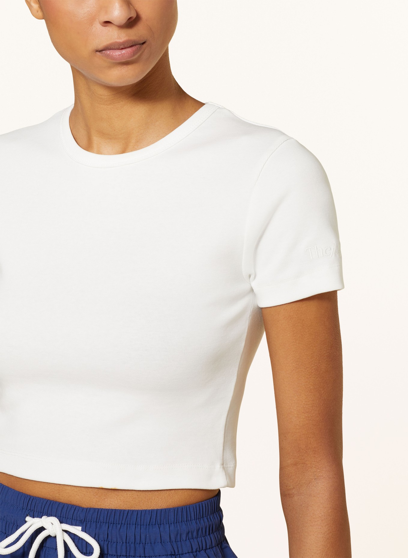 TheJoggConcept Cropped shirt JCSANNA, Color: WHITE (Image 4)
