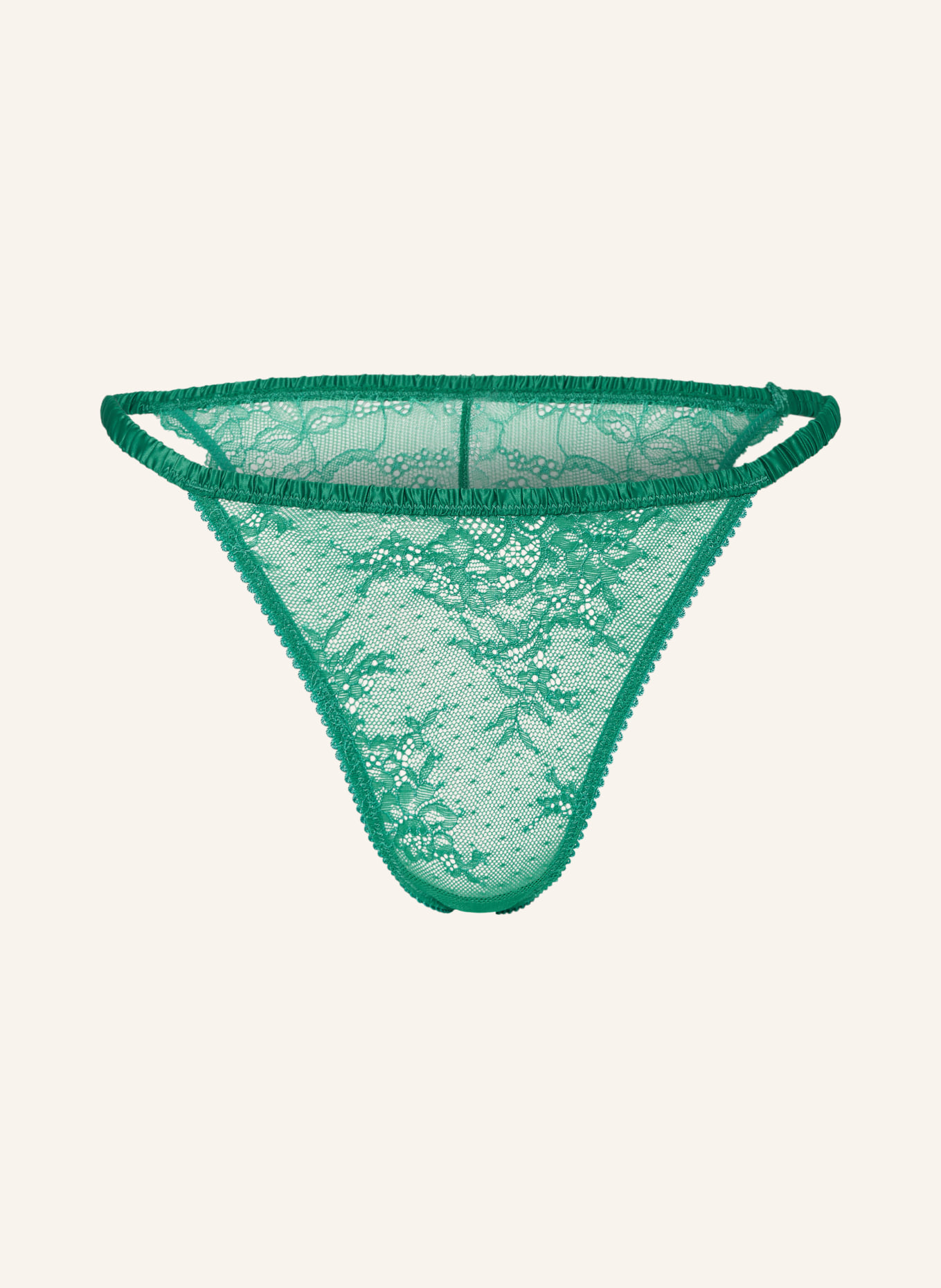 LOVE Stories Thong CHARLOTTE, Color: GREEN (Image 1)