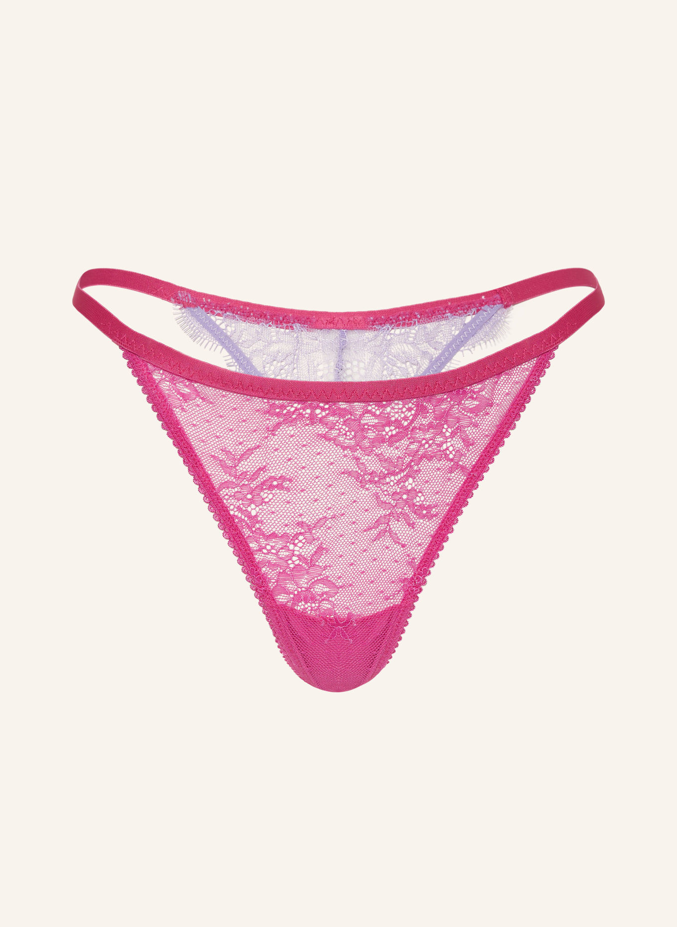 LOVE Stories Thong ROOMSERVICE, Color: PINK/ LIGHT PURPLE (Image 1)