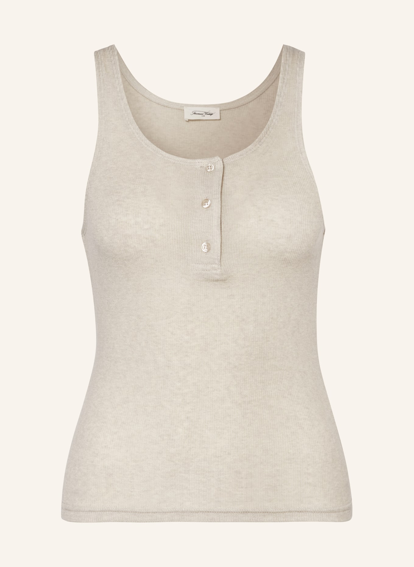 American Vintage Top WEPY, Color: LIGHT GRAY (Image 1)