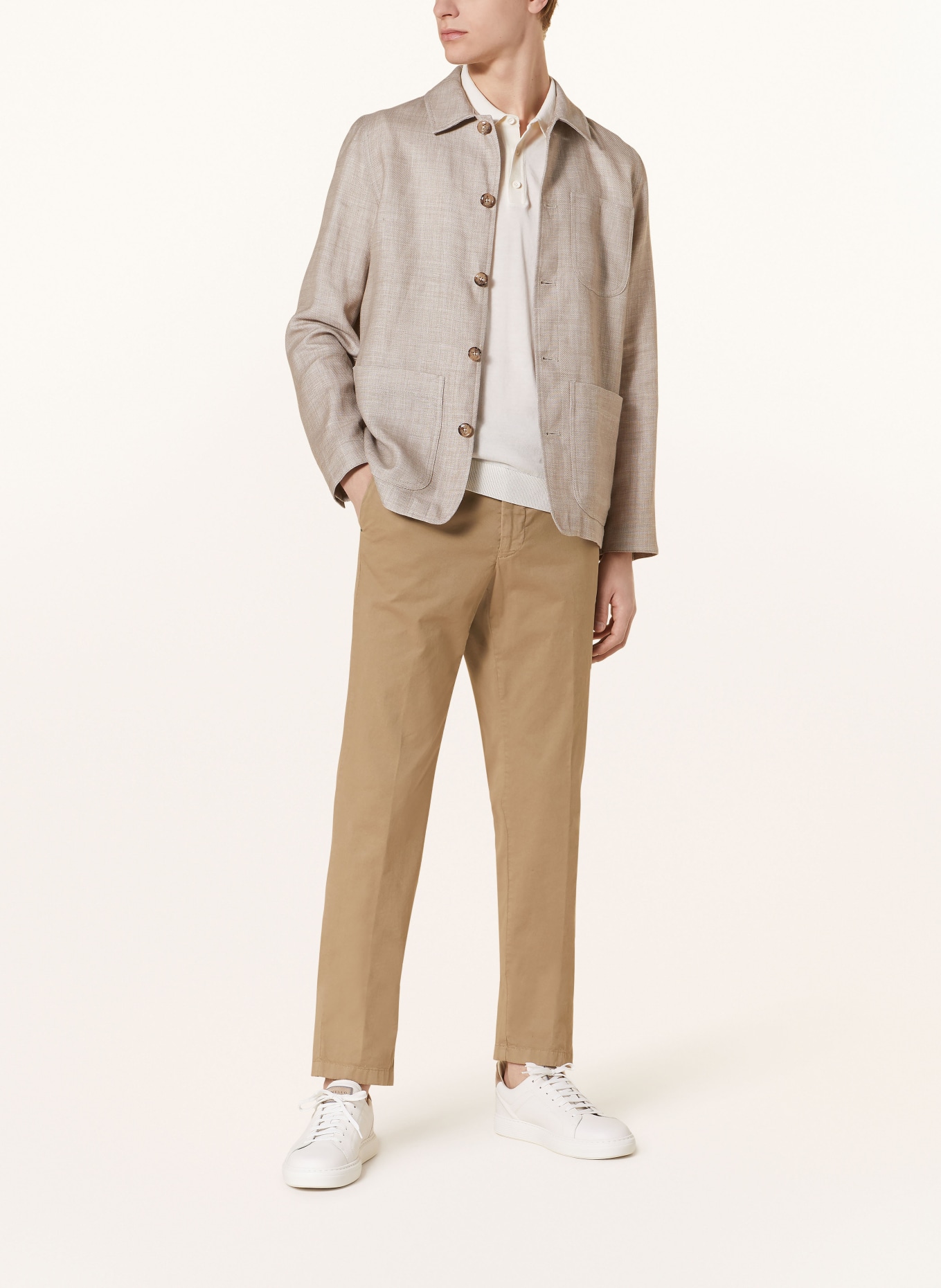 BERWICH Chinos slim fit, Color: BEIGE (Image 2)