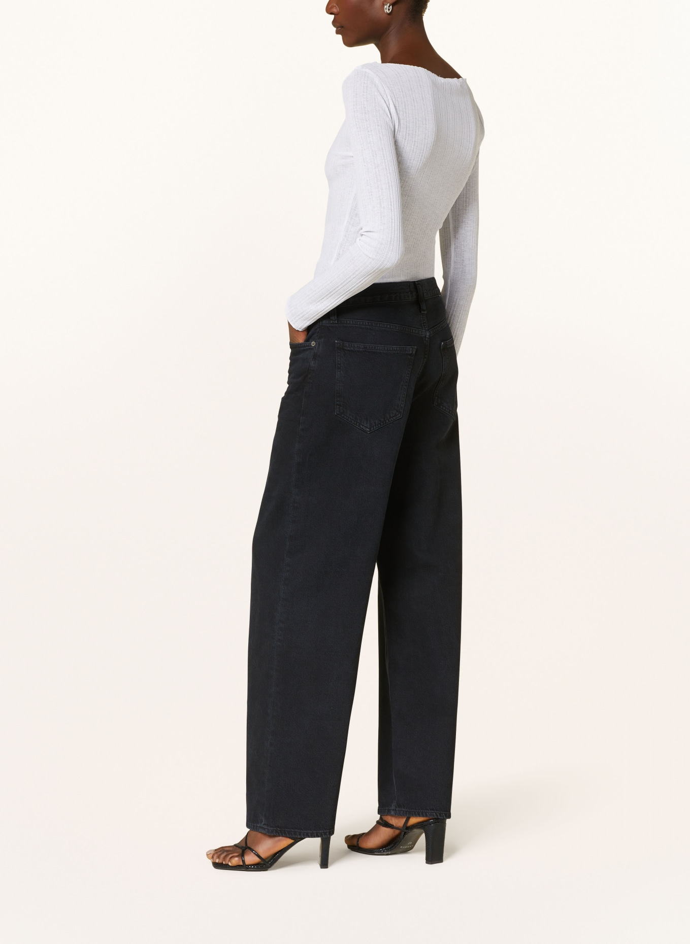 AGOLDE Flared Jeans RILEY, Farbe: DUNKELBLAU (Bild 4)