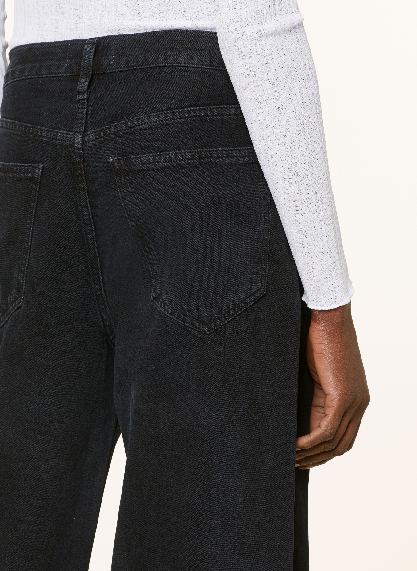 AGOLDE Flared Jeans RILEY, Farbe: DUNKELBLAU (Bild 5)