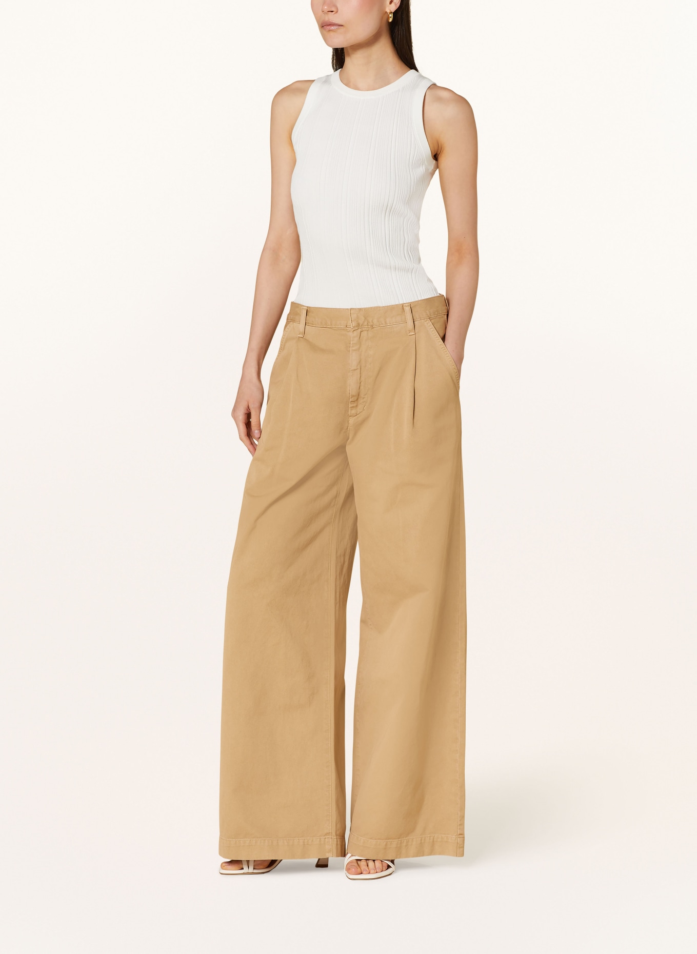 AGOLDE Trousers DARYL, Color: CAMEL (Image 2)